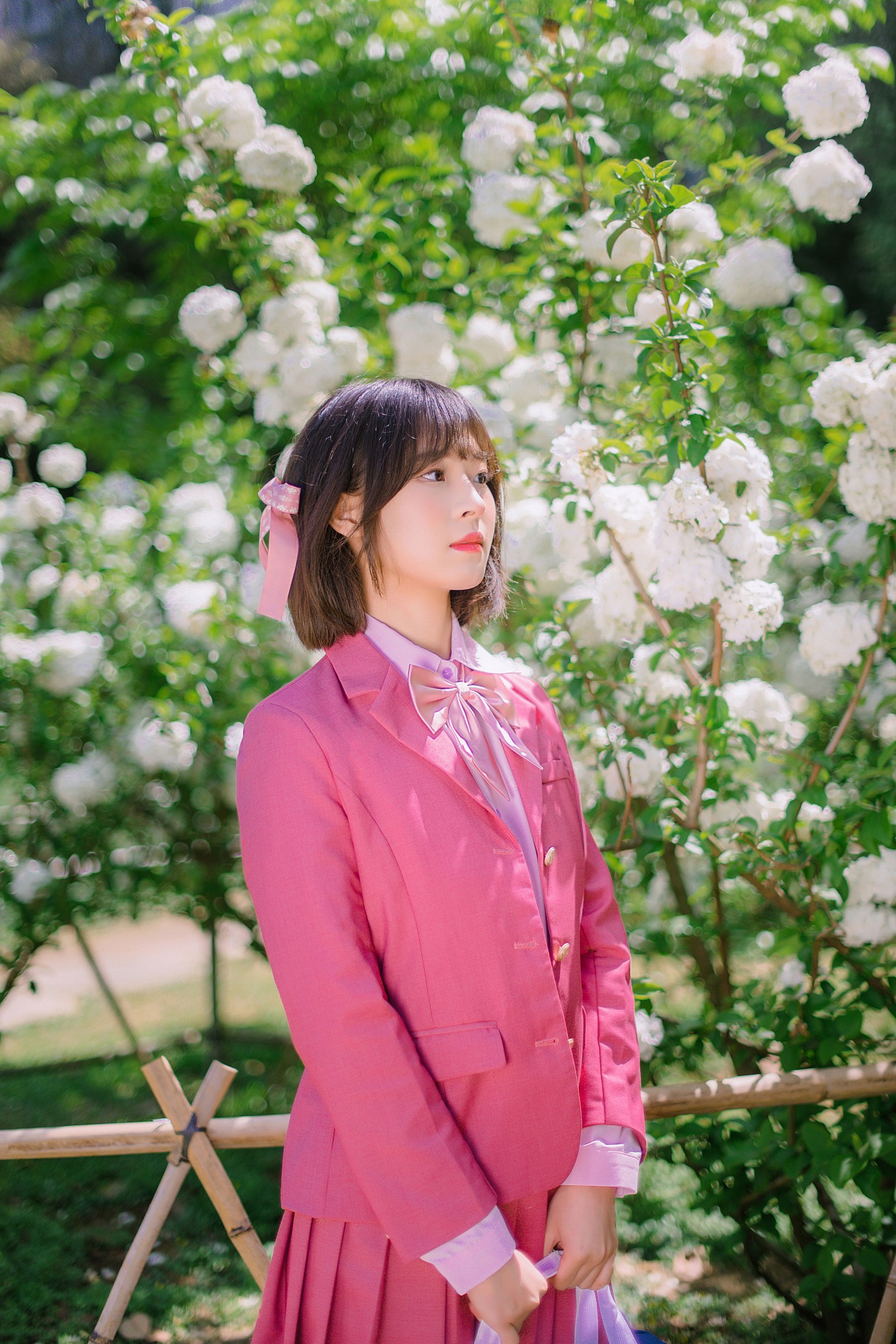 图片[3]-羊毛卷 – 《粉色制服》[25P]-COS写真在线网