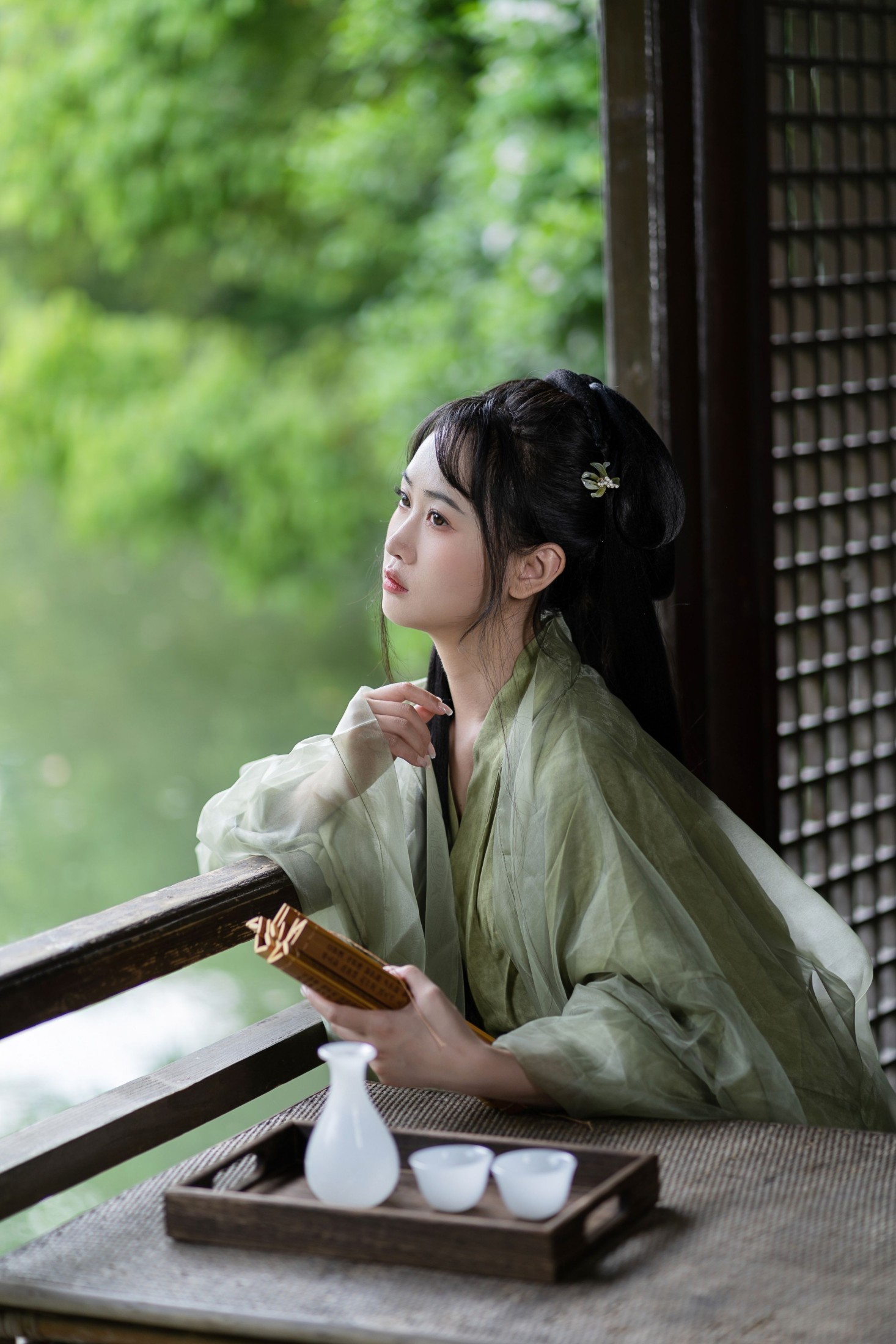 图片[3]-湫一只岁岁 – 《青衫烟雨客》[28P]-COS写真在线网