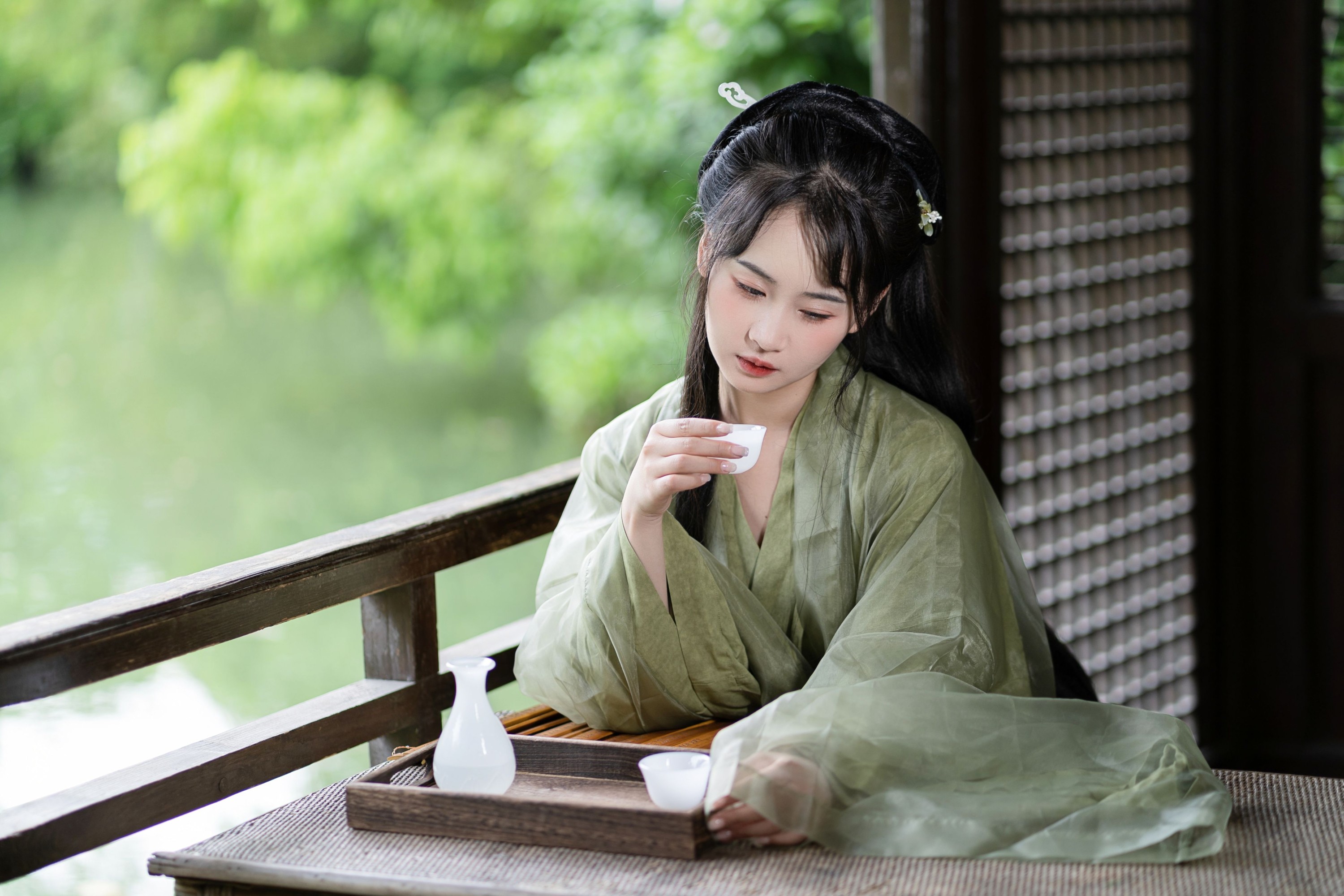 图片[5]-湫一只岁岁 – 《青衫烟雨客》[28P]-COS写真在线网