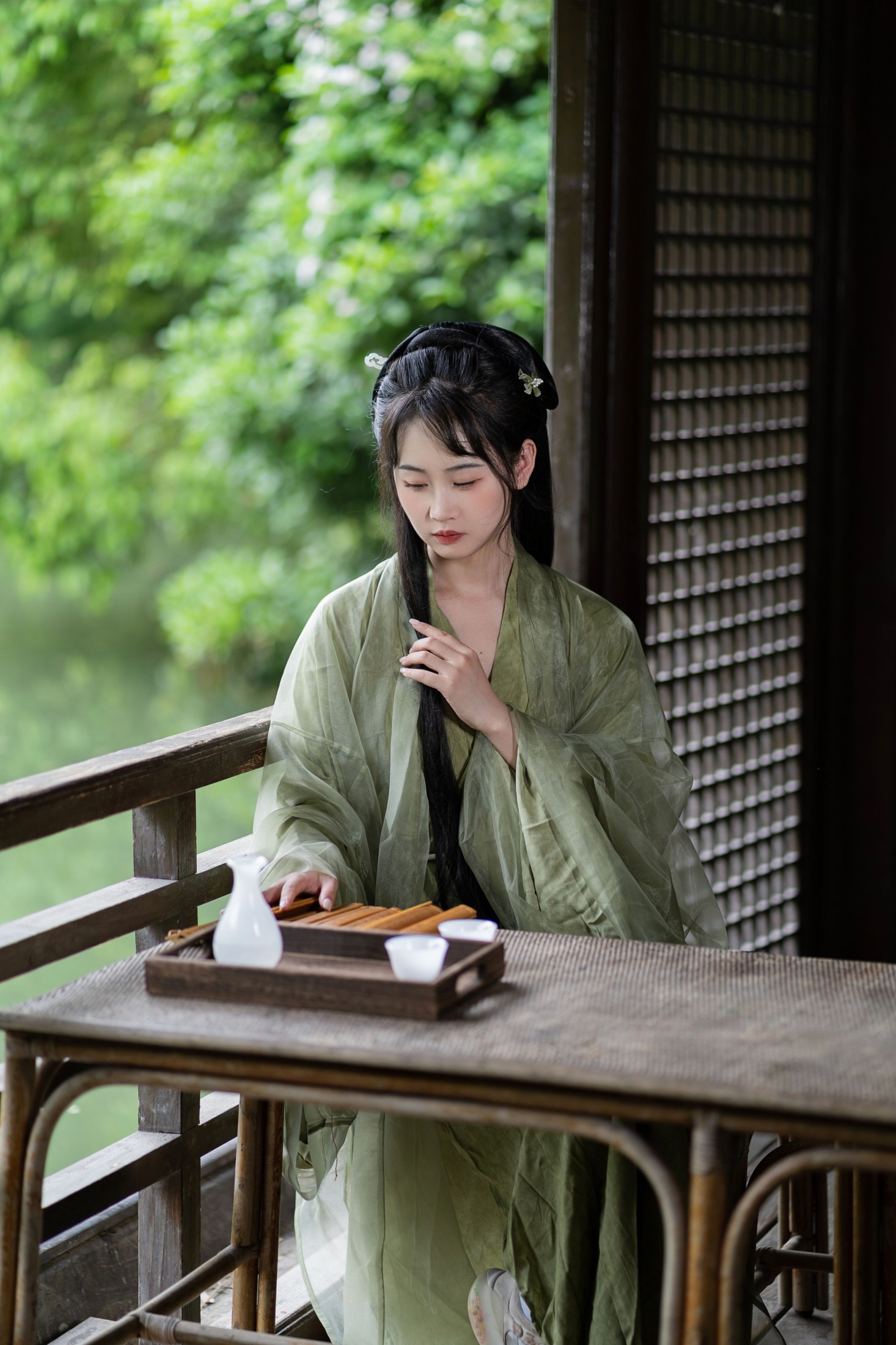 图片[4]-湫一只岁岁 – 《青衫烟雨客》[28P]-COS写真在线网