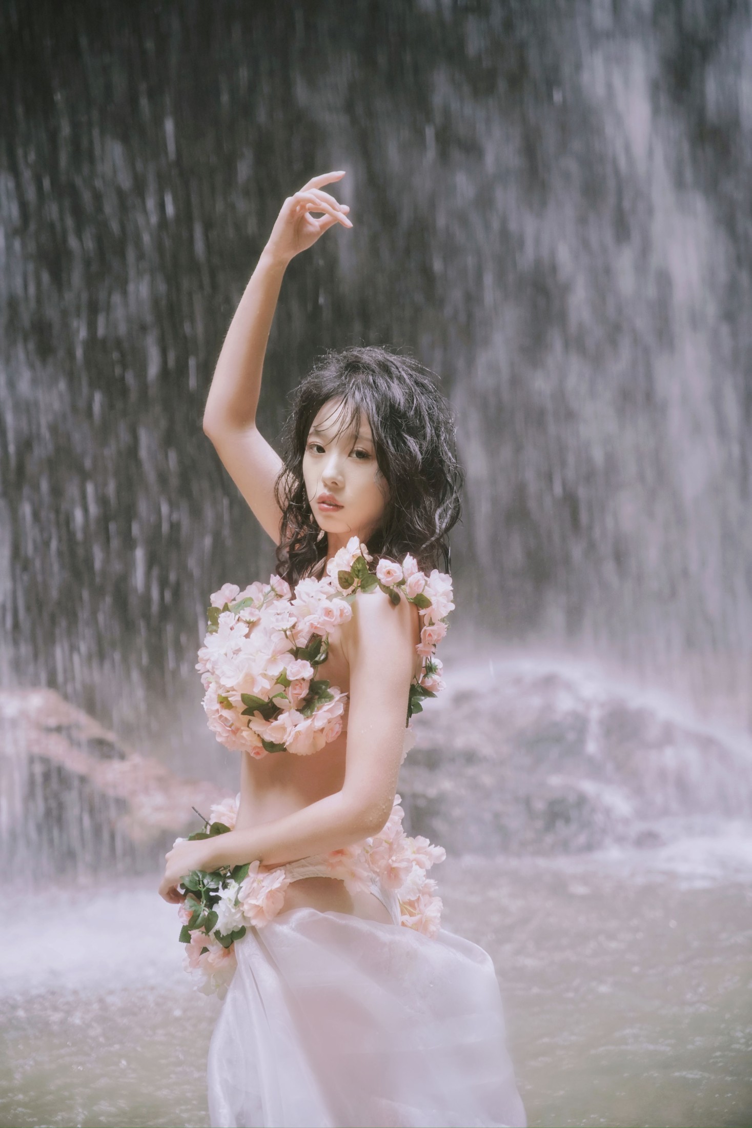 图片[5]-摇一瑶 – 《桃花源飞瀑仙女》[22P]-COS写真在线网
