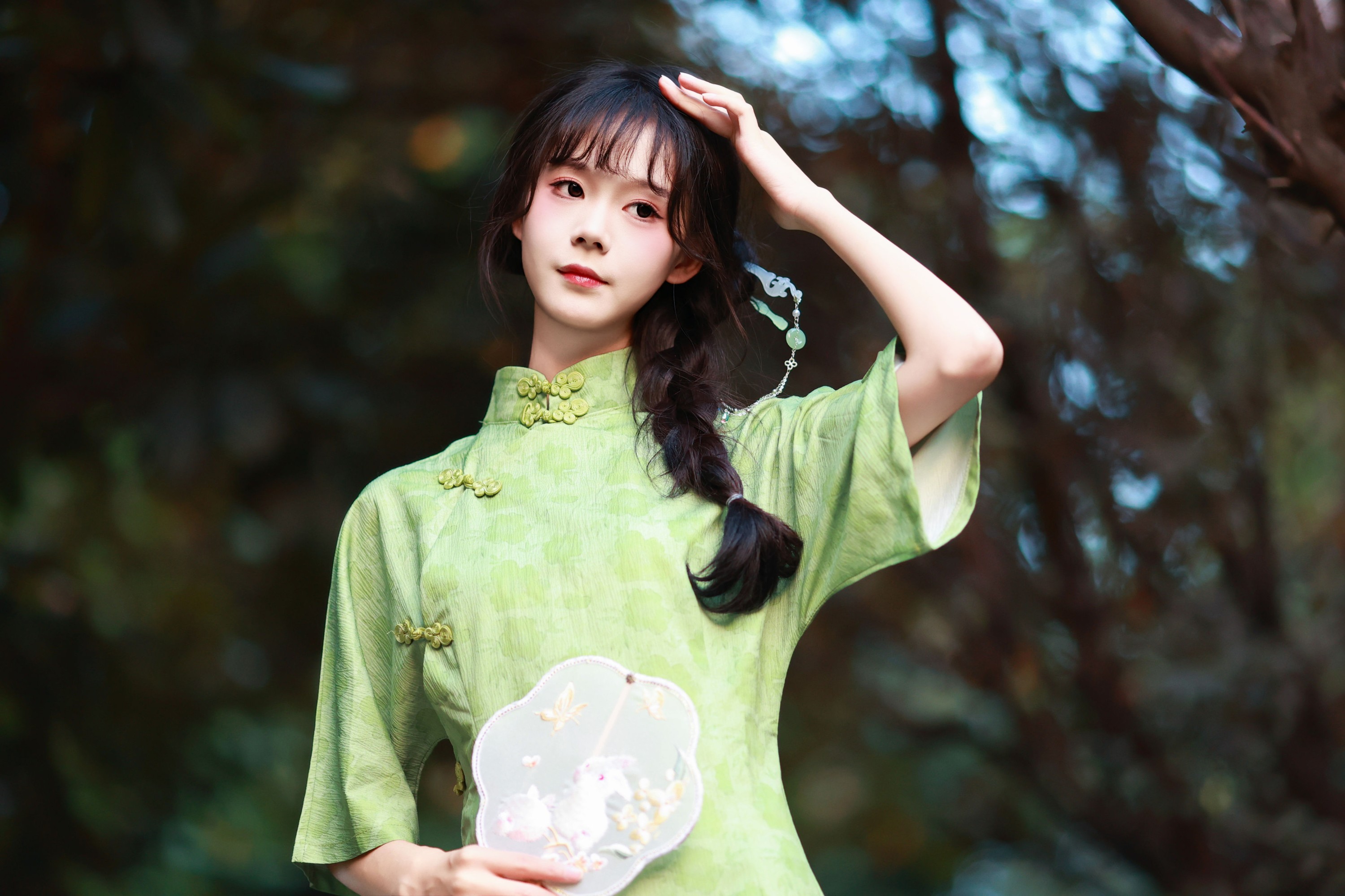 图片[4]-莞宁 – 《绿罗裙》[43P]-COS写真在线网