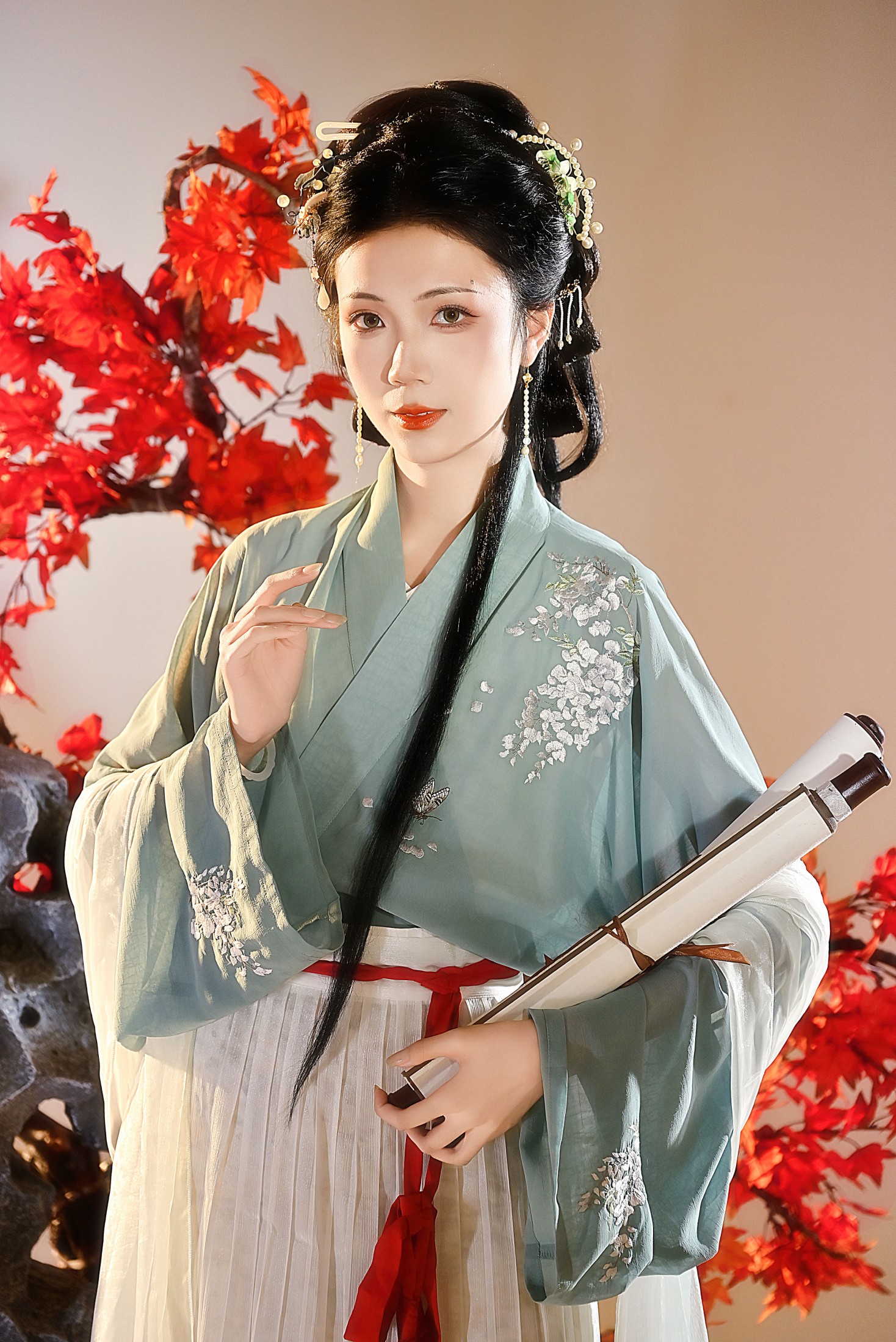 图片[3]-珂璃 – 《枫叶仕女图》[22P]-COS写真在线网