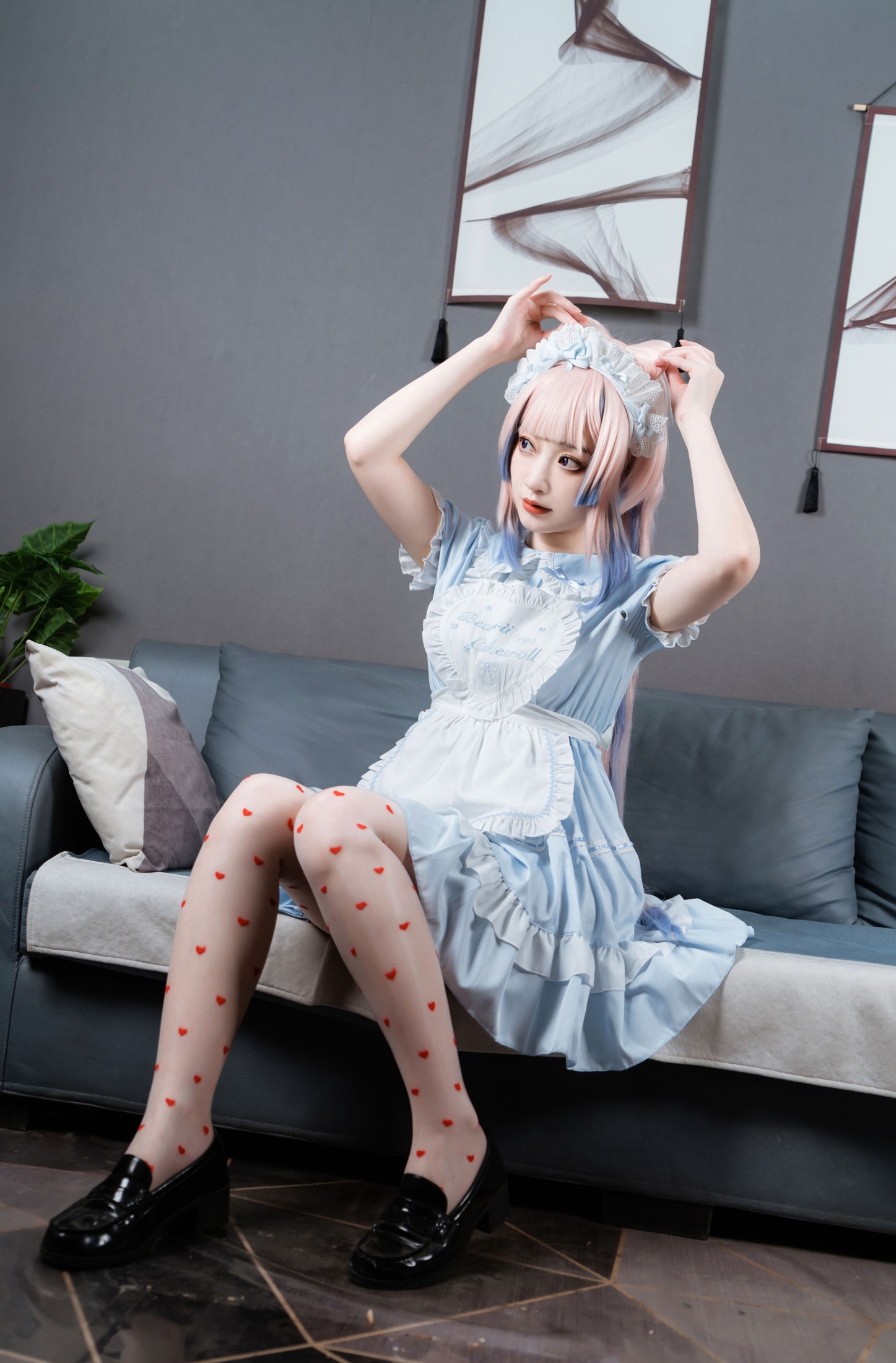 图片[6]-桃墨公子x – 《心海女仆装》[26P]-COS写真在线网