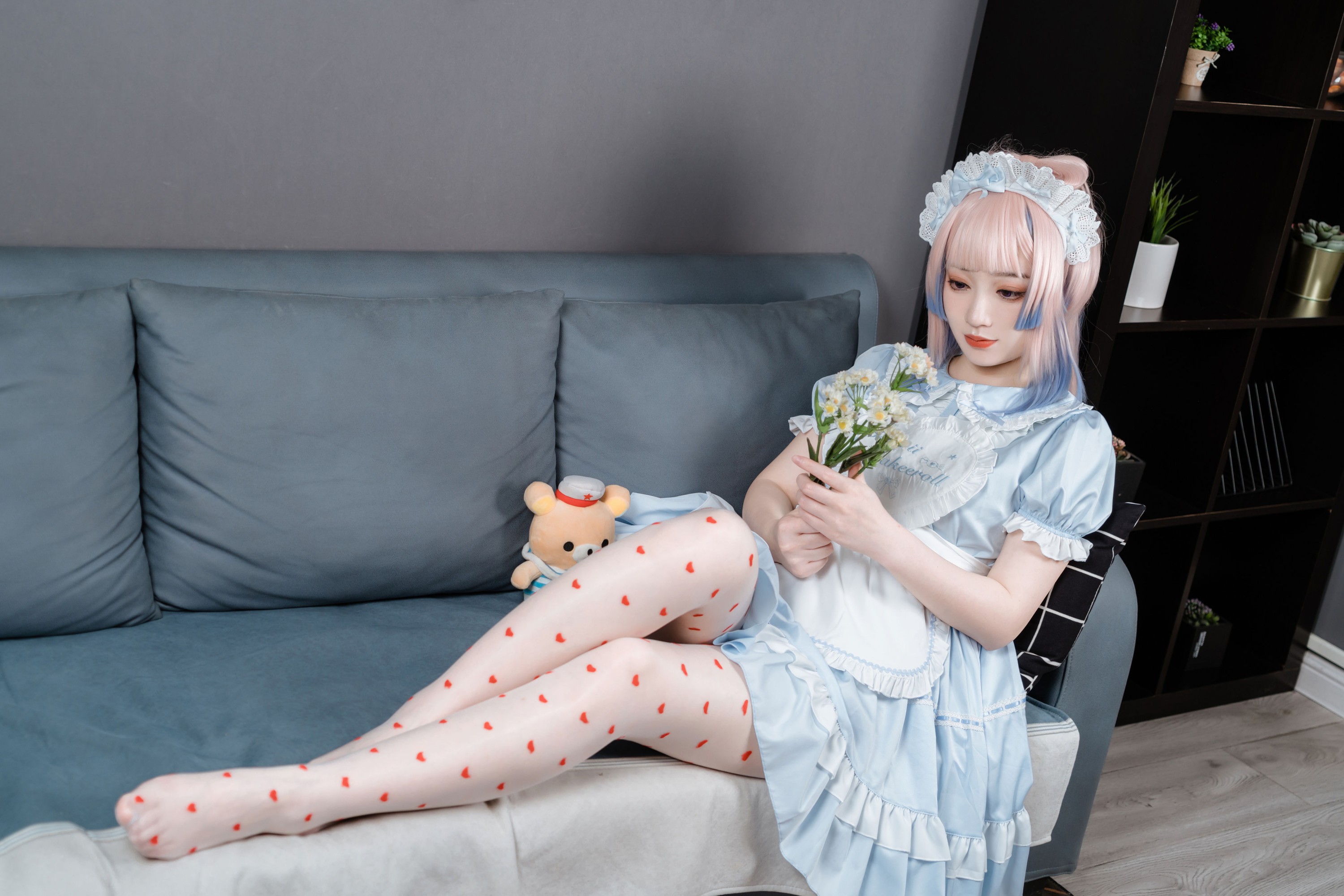 图片[3]-桃墨公子x – 《心海女仆装》[26P]-COS写真在线网