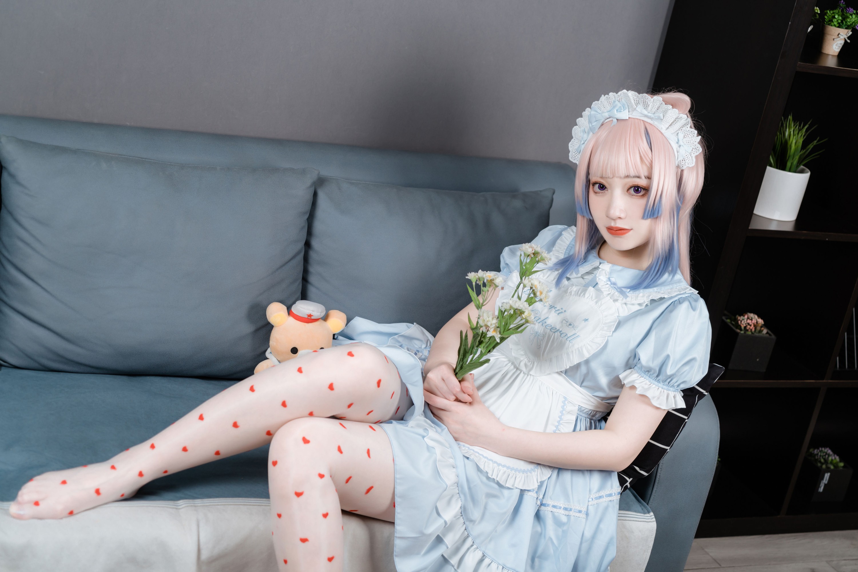 图片[5]-桃墨公子x – 《心海女仆装》[26P]-COS写真在线网