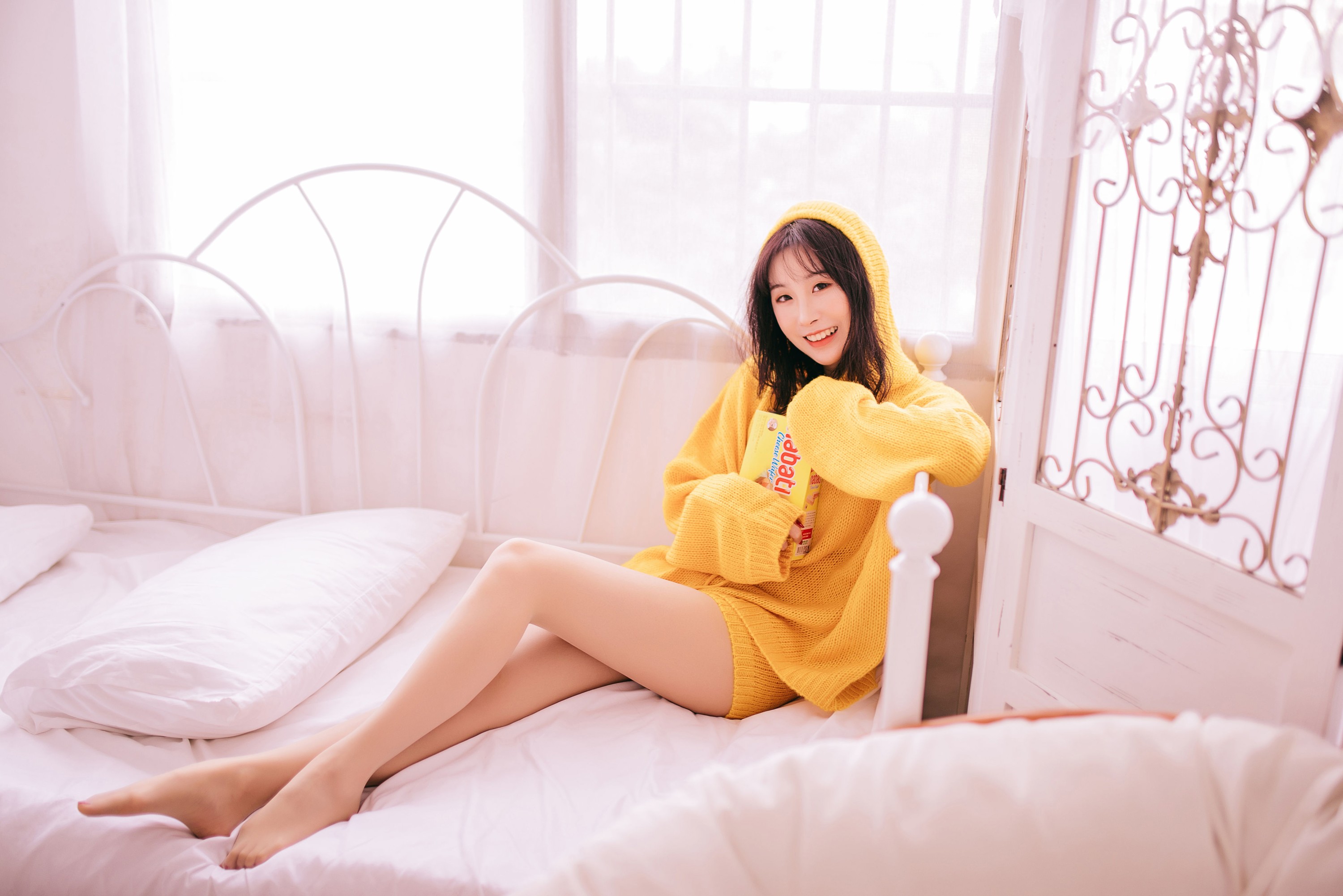图片[4]-yuki – 《黄色毛衣》[24P]-COS写真在线网