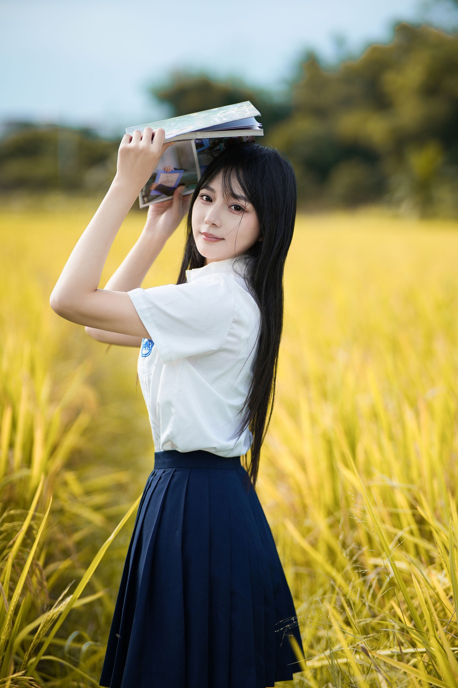 图片[3]-我是小岁岁 – 《午后的阳光透过稻浪》[23P]-COS写真在线网