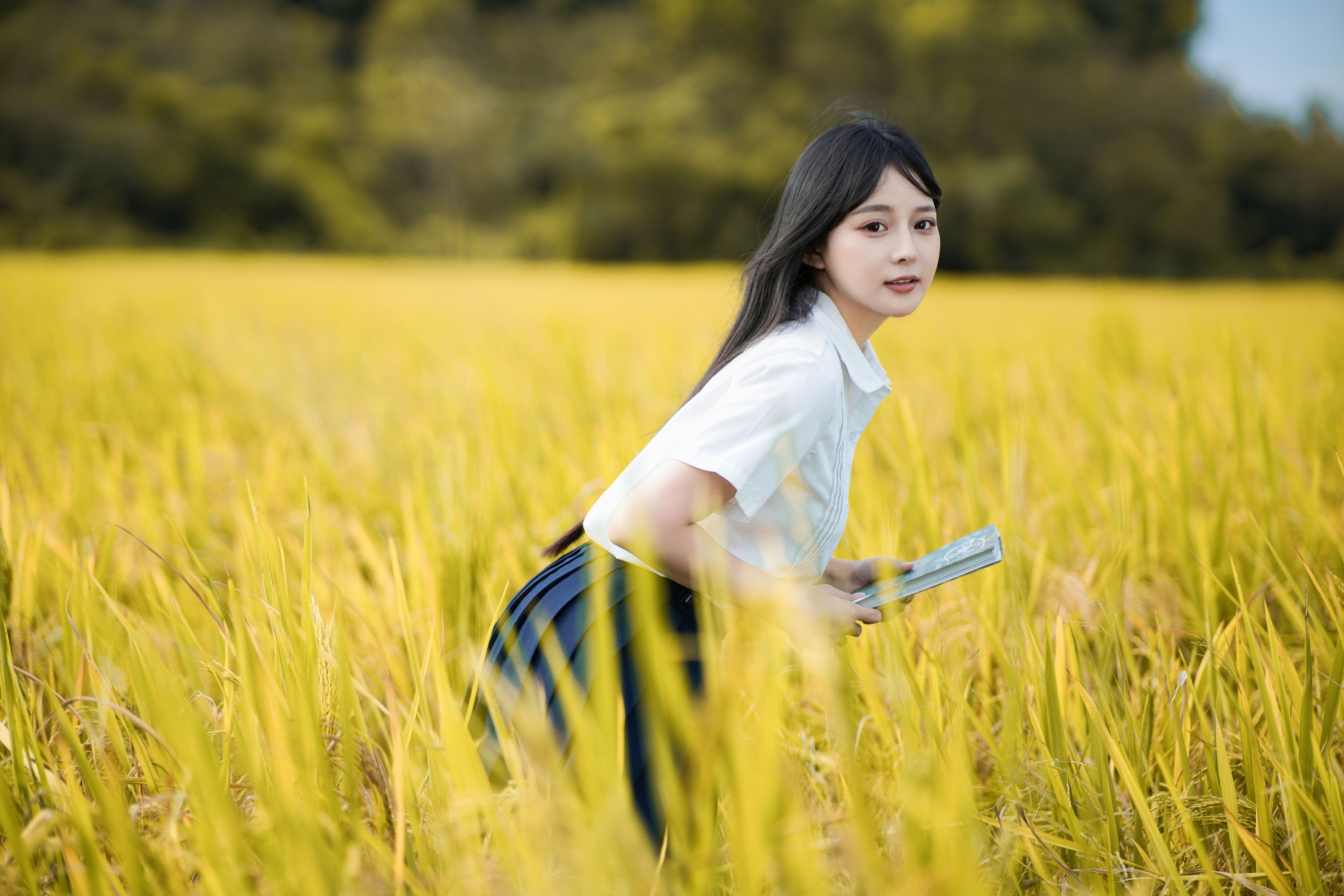 图片[6]-我是小岁岁 – 《午后的阳光透过稻浪》[23P]-COS写真在线网