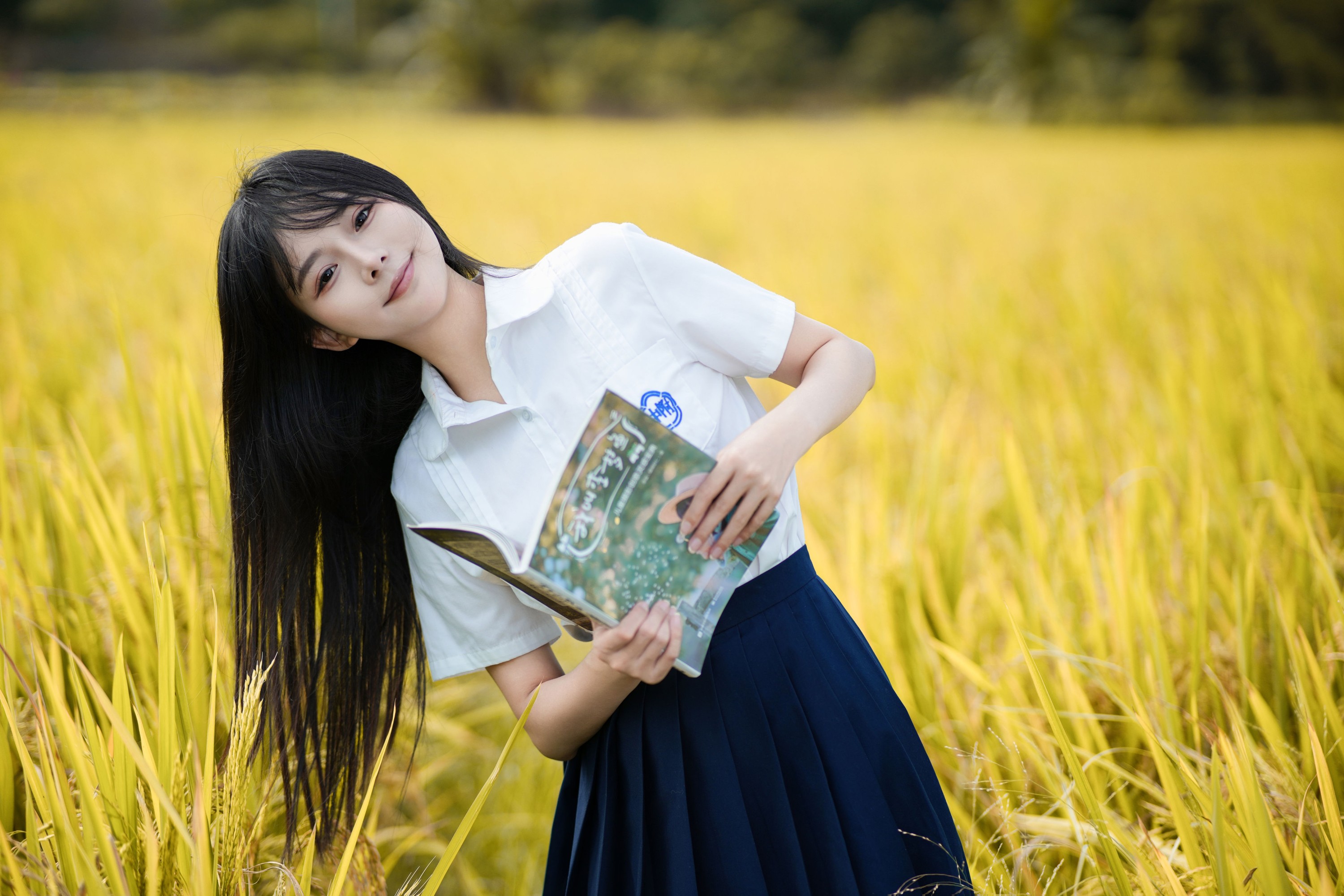 图片[4]-我是小岁岁 – 《午后的阳光透过稻浪》[23P]-COS写真在线网