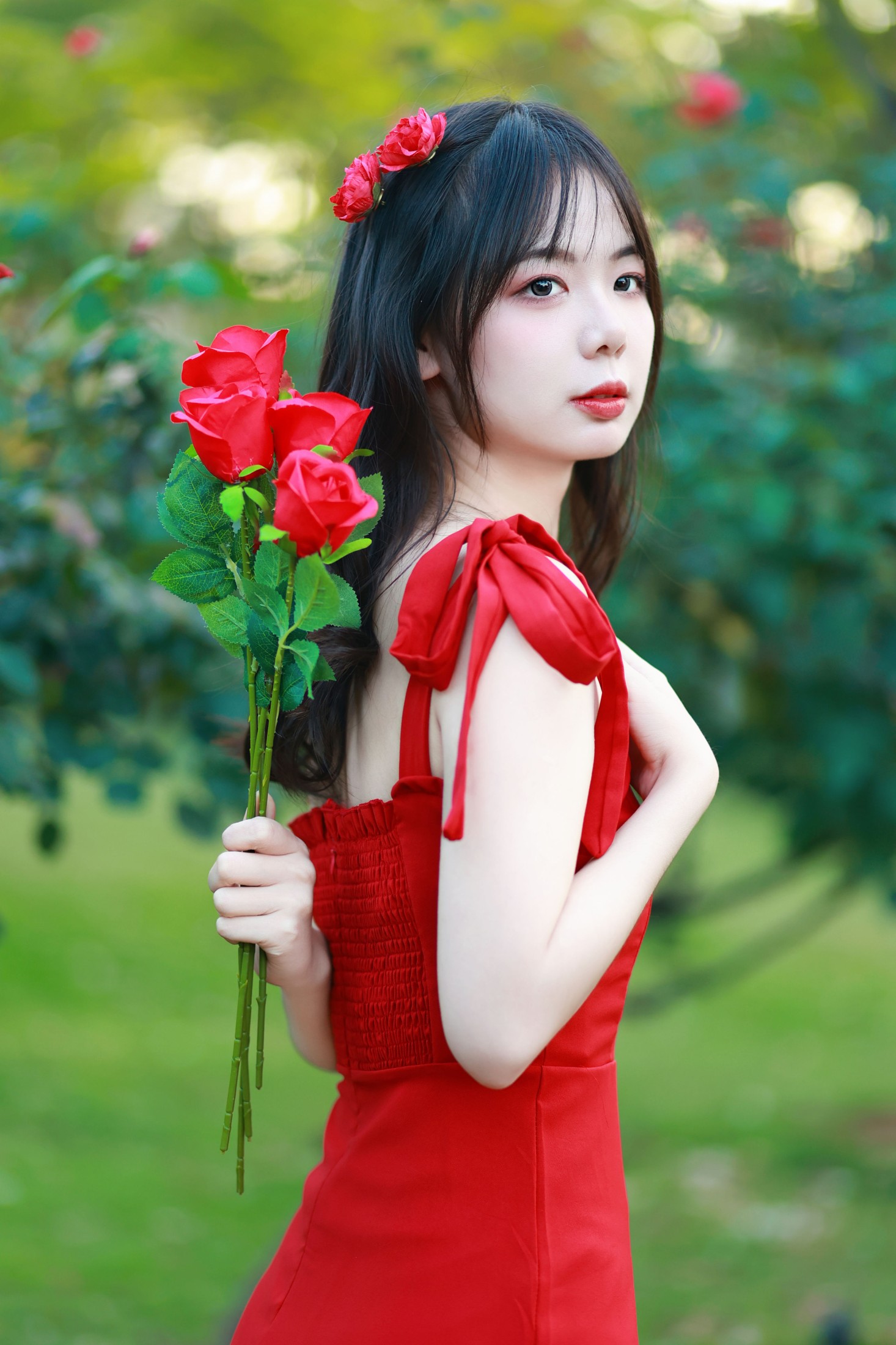 图片[3]-暮烟色CC – 《玫瑰园的少女》[22P]-COS写真在线网