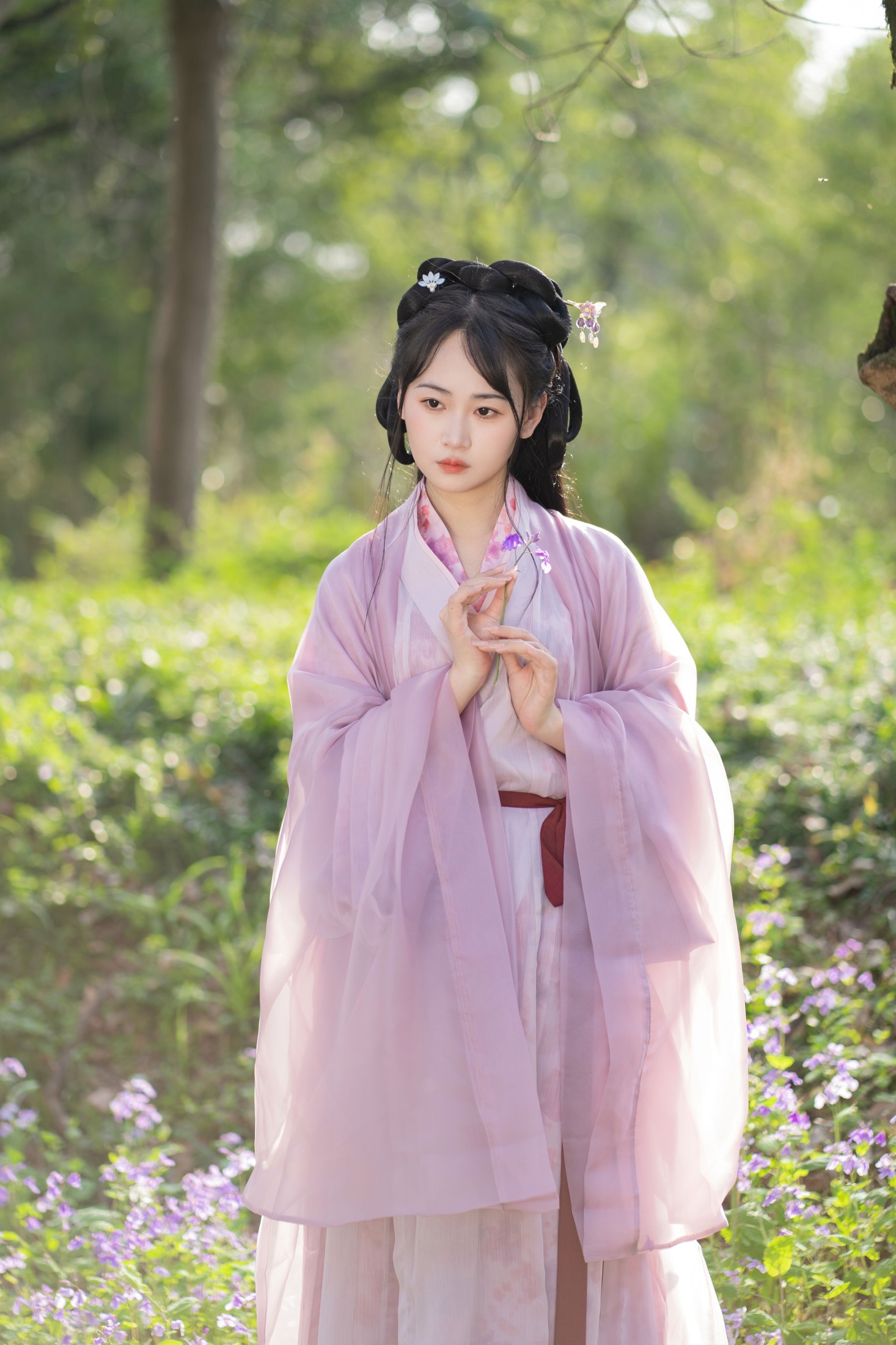 图片[3]-湫一只岁岁 – 《紫色汉服真的好美啊》[26P]-COS写真在线网
