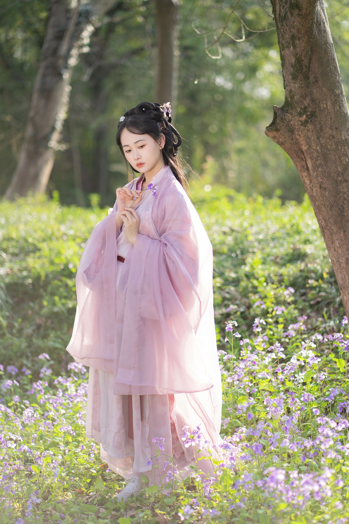 图片[4]-湫一只岁岁 – 《紫色汉服真的好美啊》[26P]-COS写真在线网