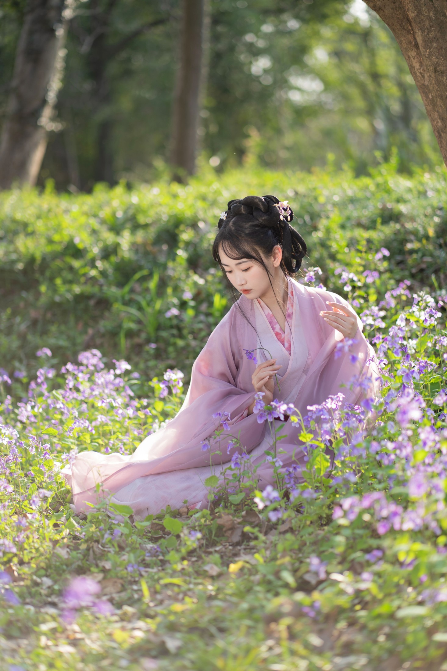 图片[5]-湫一只岁岁 – 《紫色汉服真的好美啊》[26P]-COS写真在线网