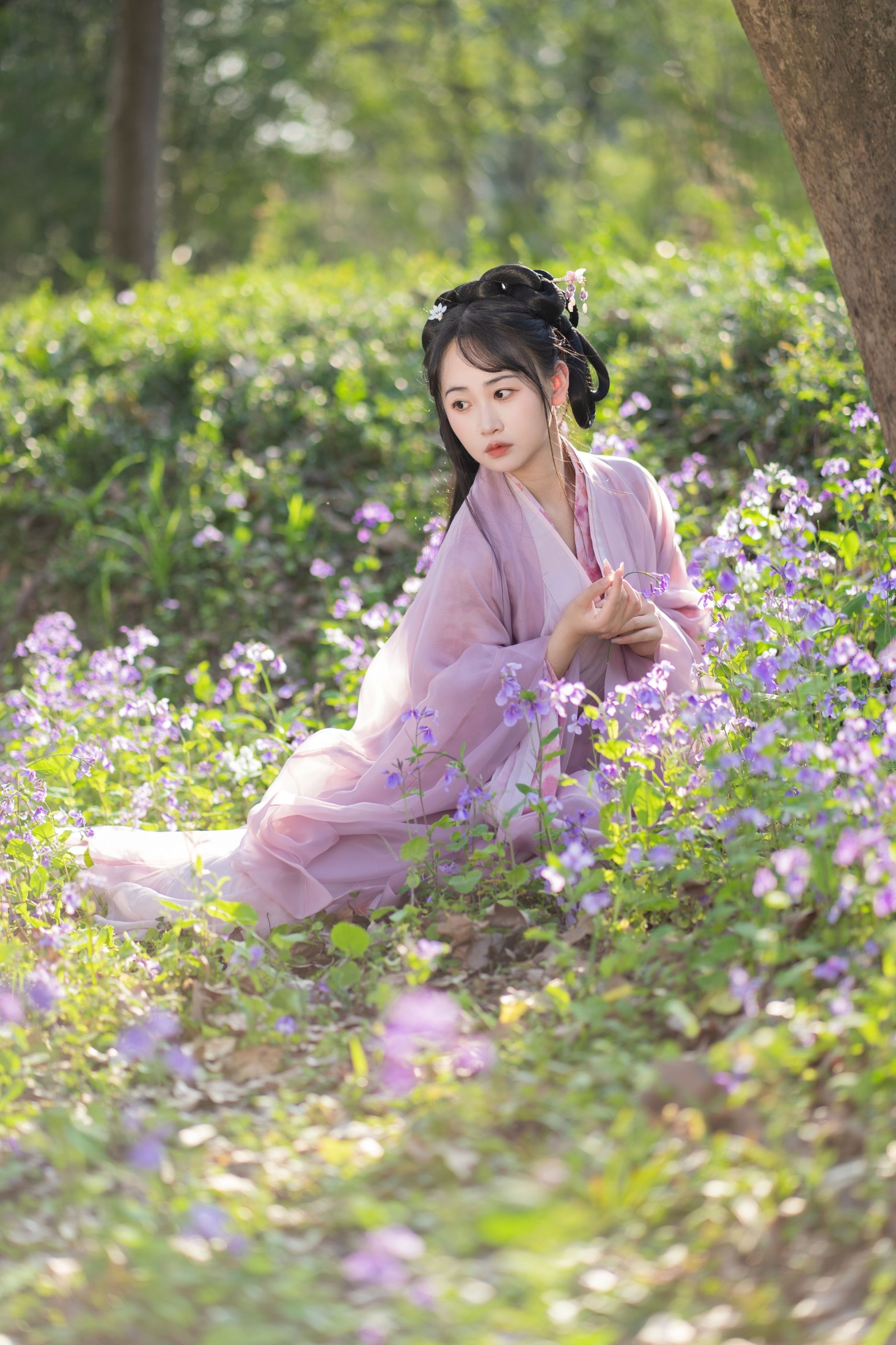 图片[6]-湫一只岁岁 – 《紫色汉服真的好美啊》[26P]-COS写真在线网