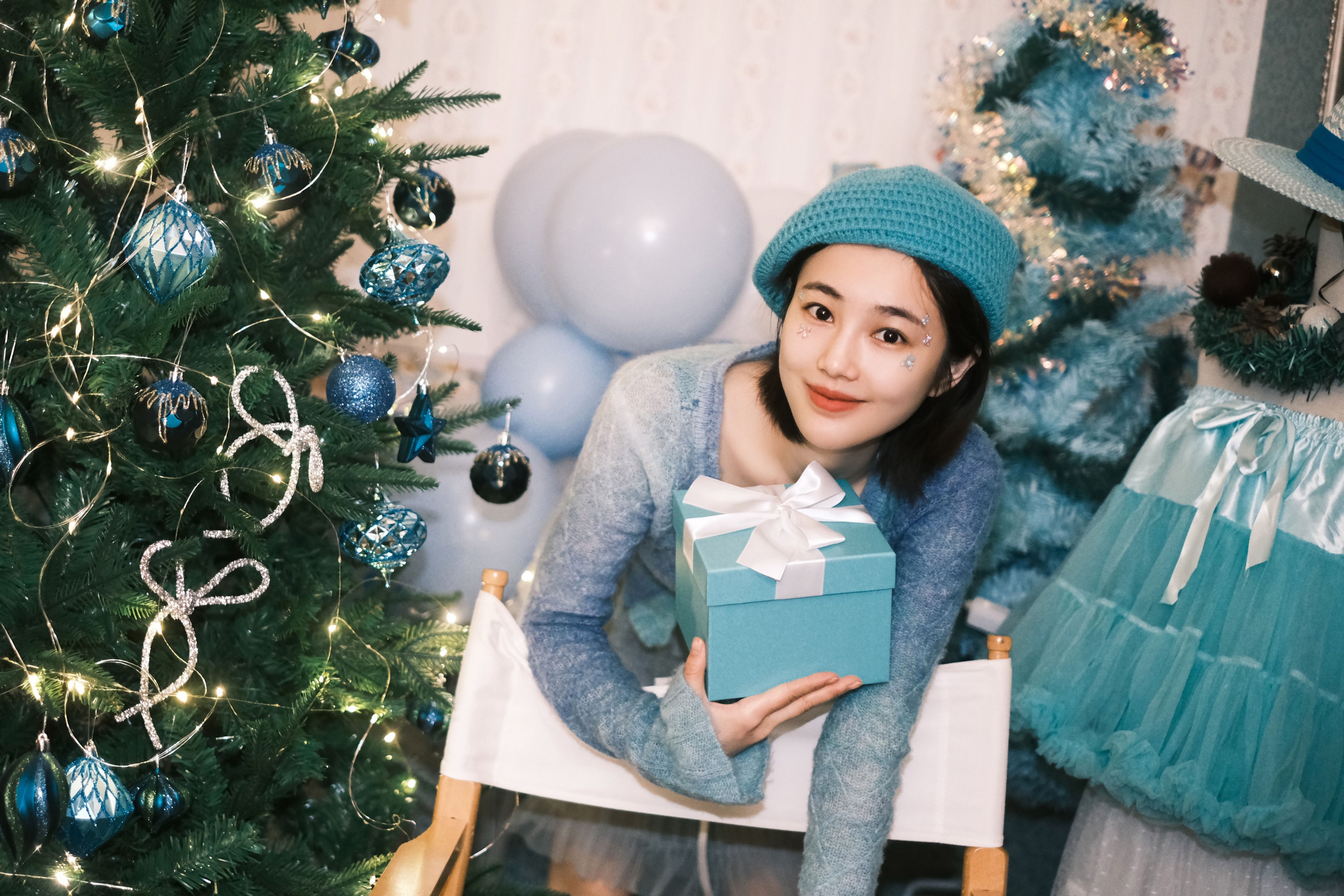 图片[4]-凡凡 – 《蓝色圣诞》[24P]-COS写真在线网