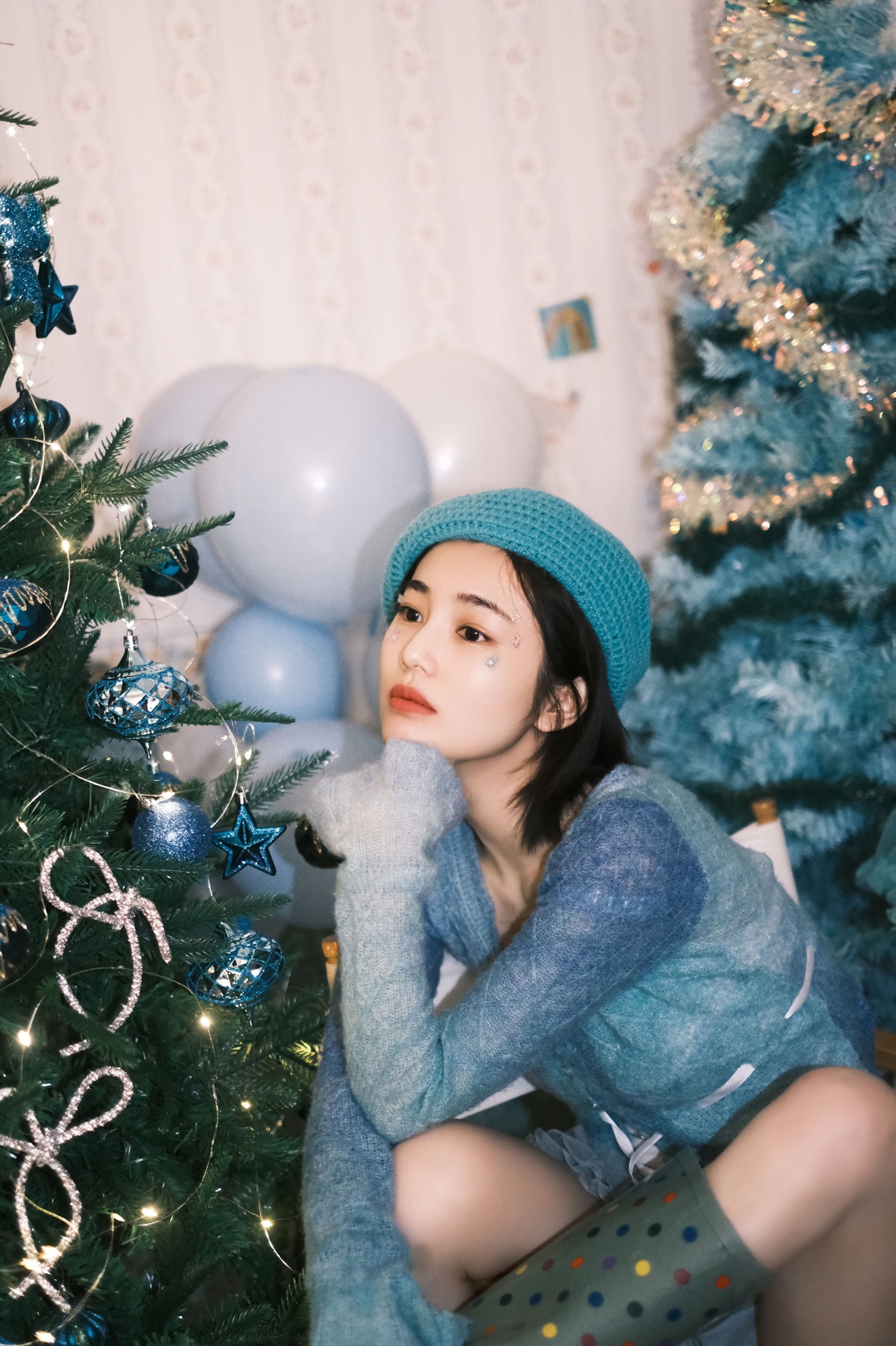 图片[5]-凡凡 – 《蓝色圣诞》[24P]-COS写真在线网