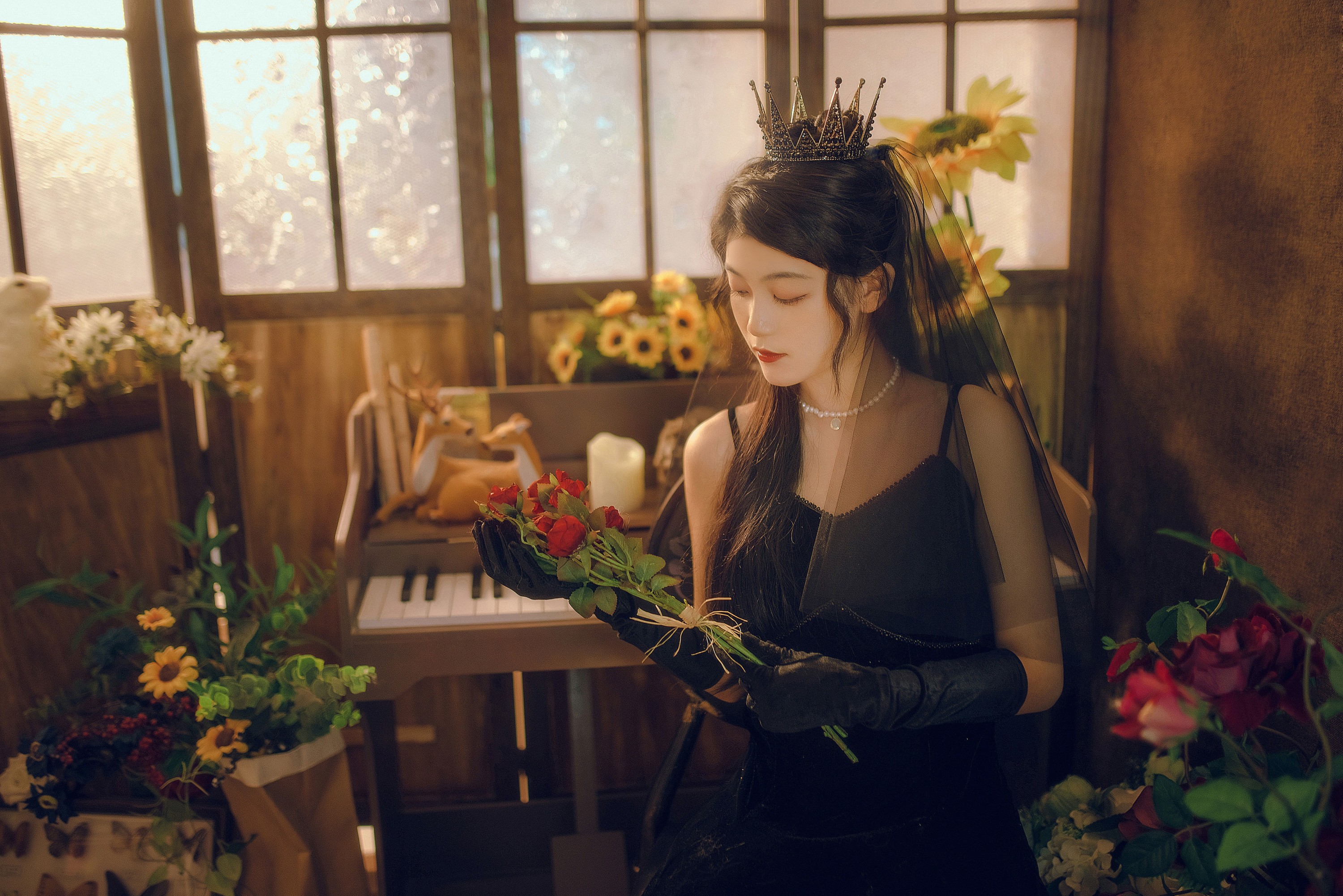 图片[5]-重生之我是大大大美女 – 《黑色浪漫》[28P]-COS写真在线网