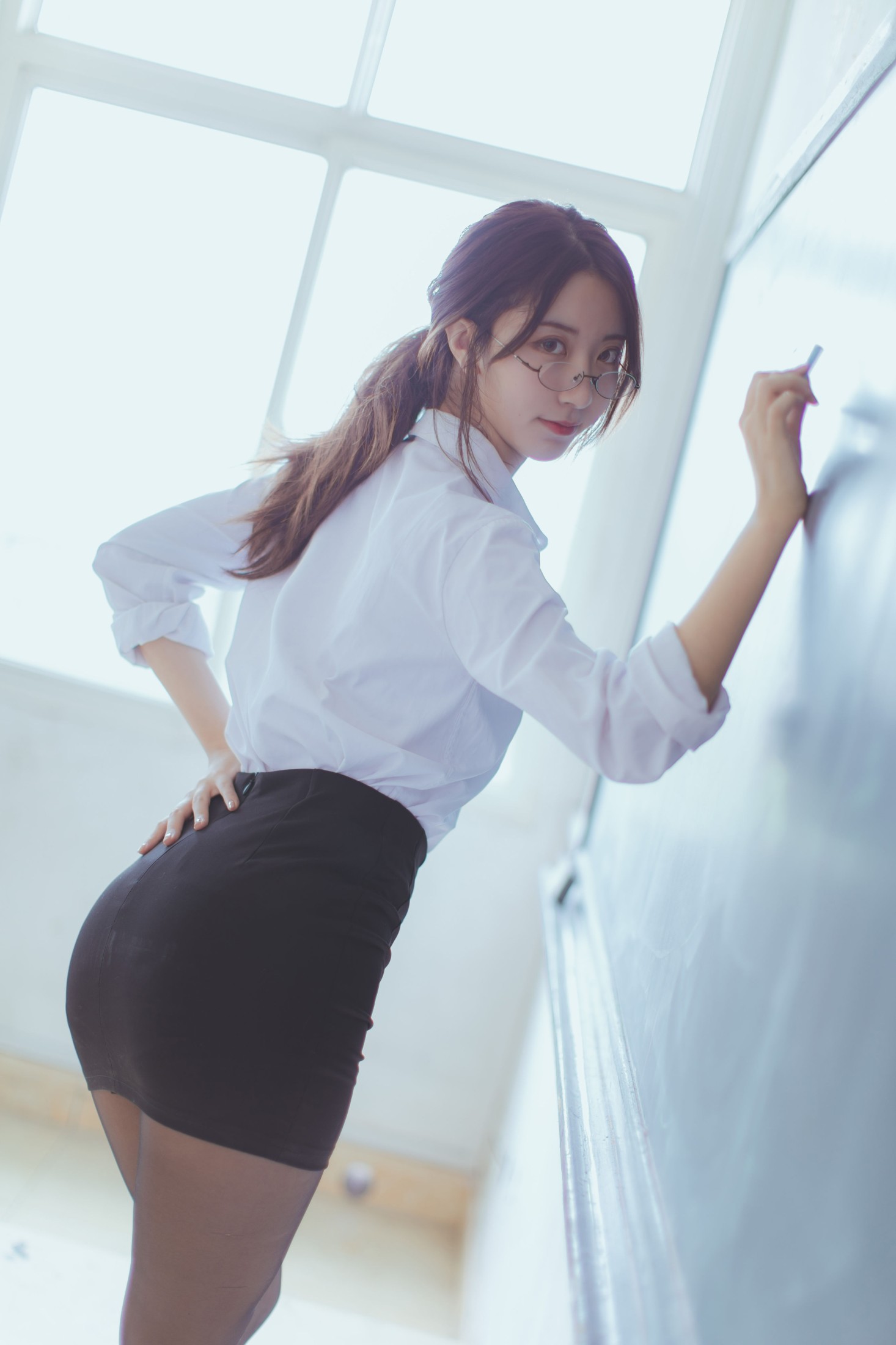 图片[4]-黑川 – 《黑丝OL》[26P]-COS写真在线网