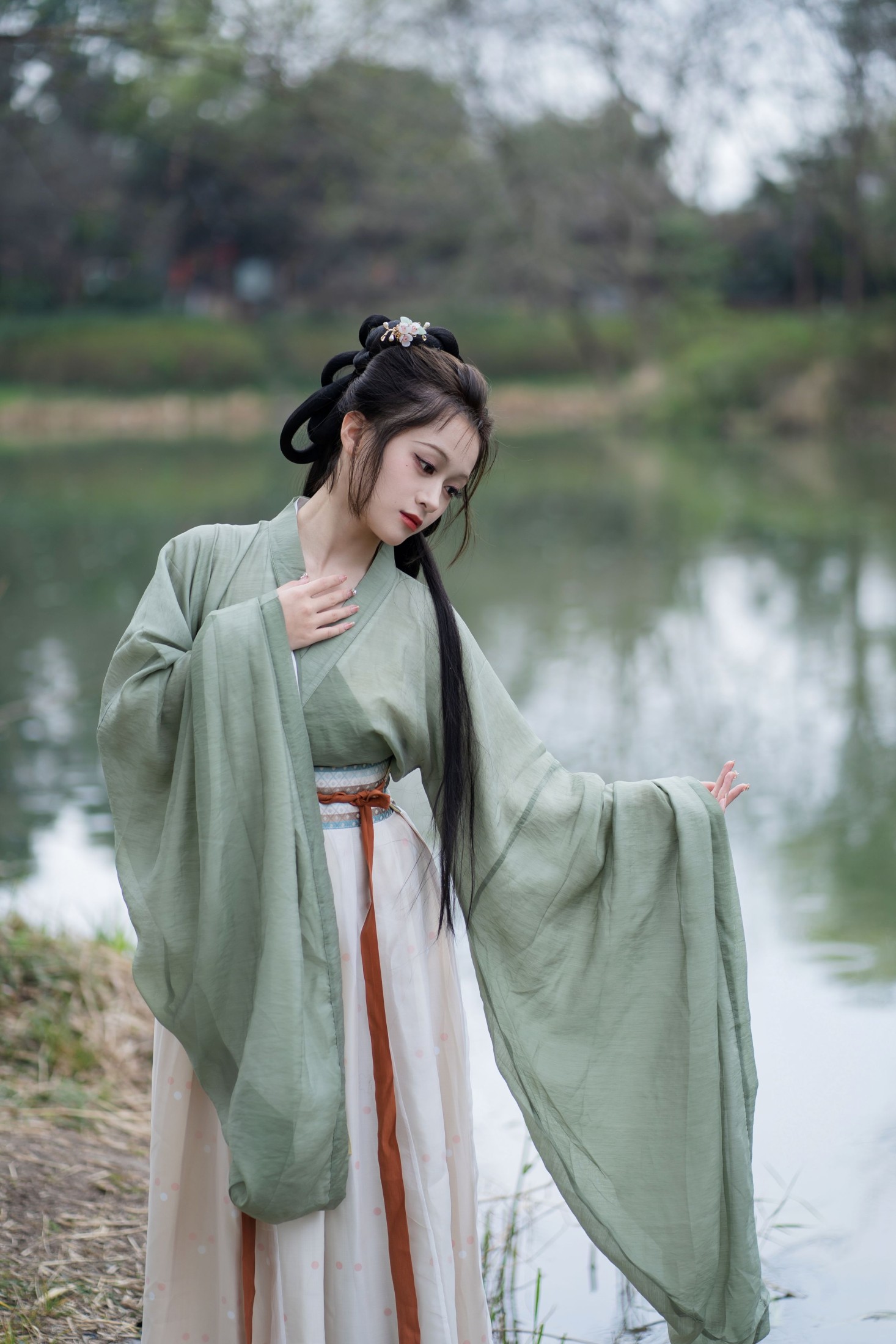图片[4]-安琪不吃香菇 – 《魏晋风独有的清冷感》[27P]-COS写真在线网