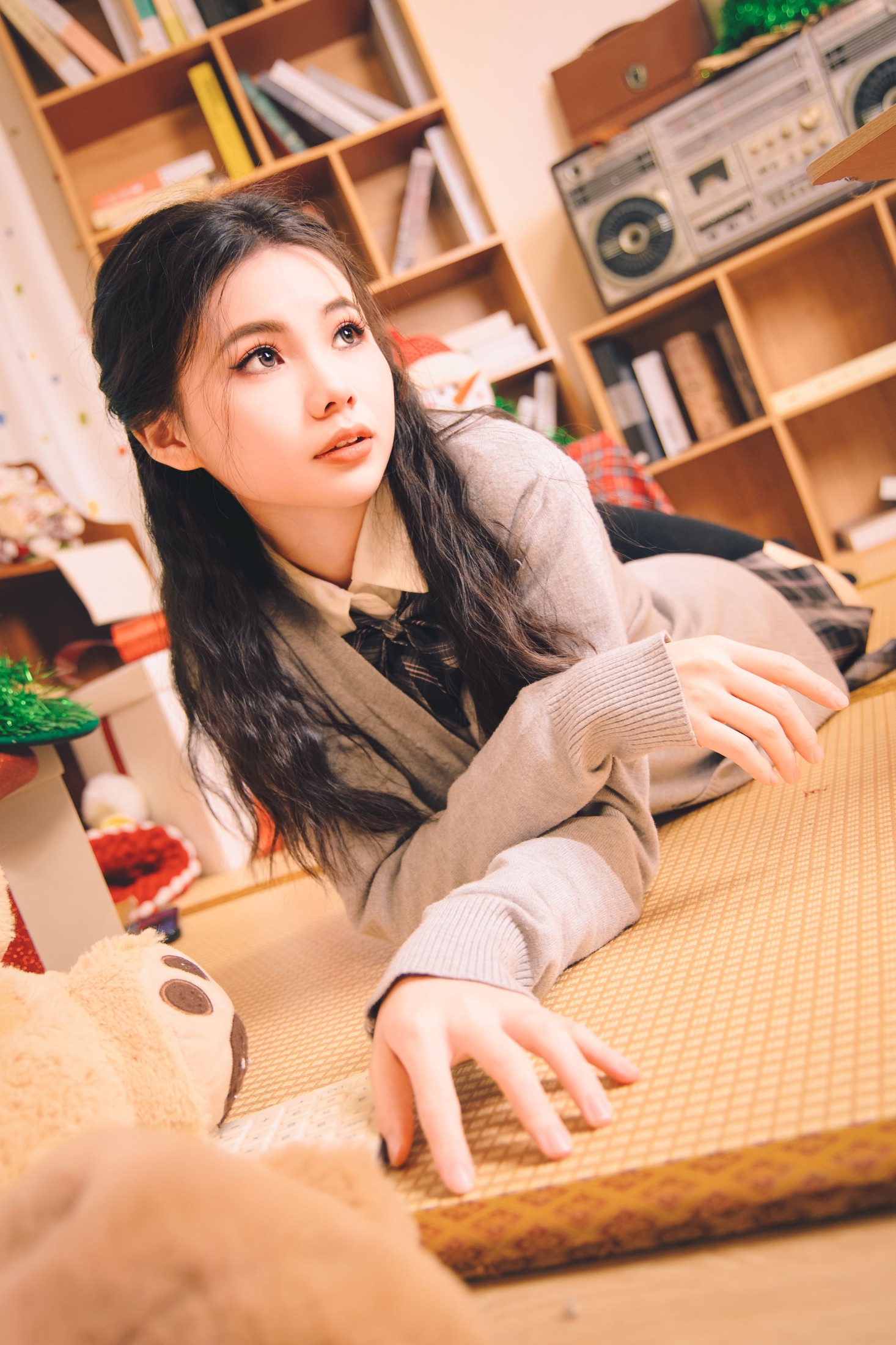 图片[6]-阿婧想早睡 – 《圣诞JK》[22P]-COS写真在线网