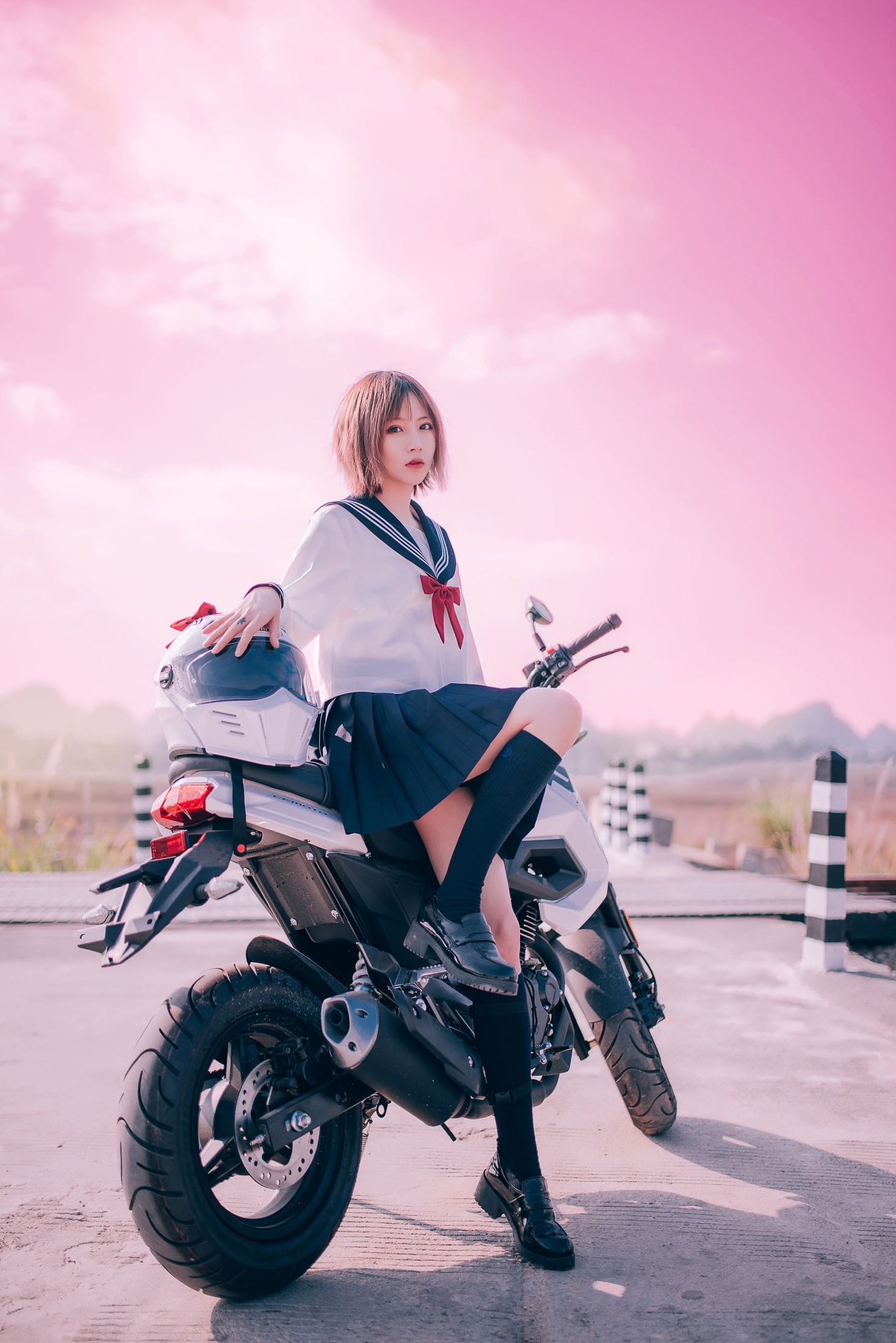 图片[4]-花京院腥鱼 – 《机车少女》[23P]-COS写真在线网