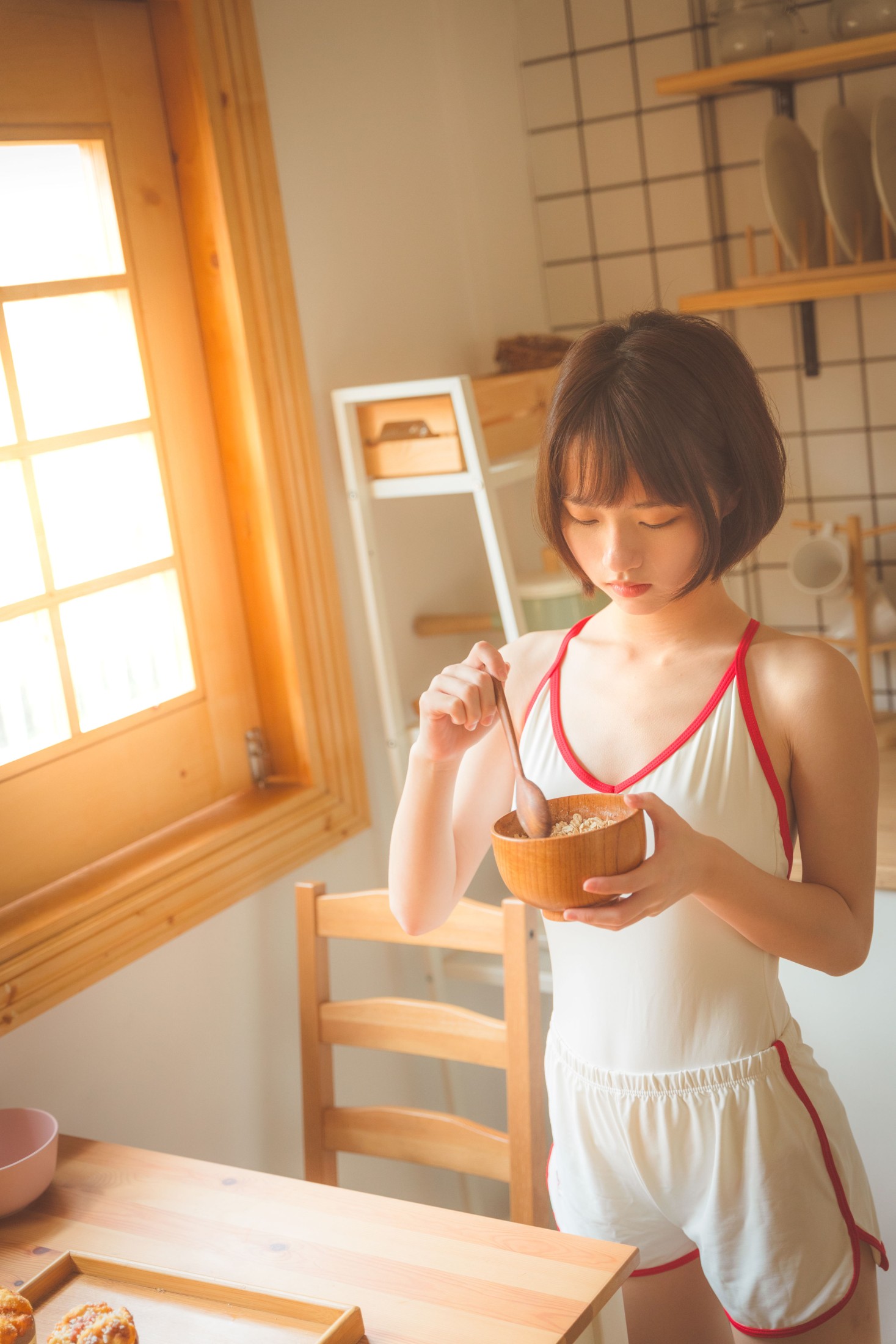 图片[4]-二妹aa – 《萌妹子的居家日常》[24P]-COS写真在线网