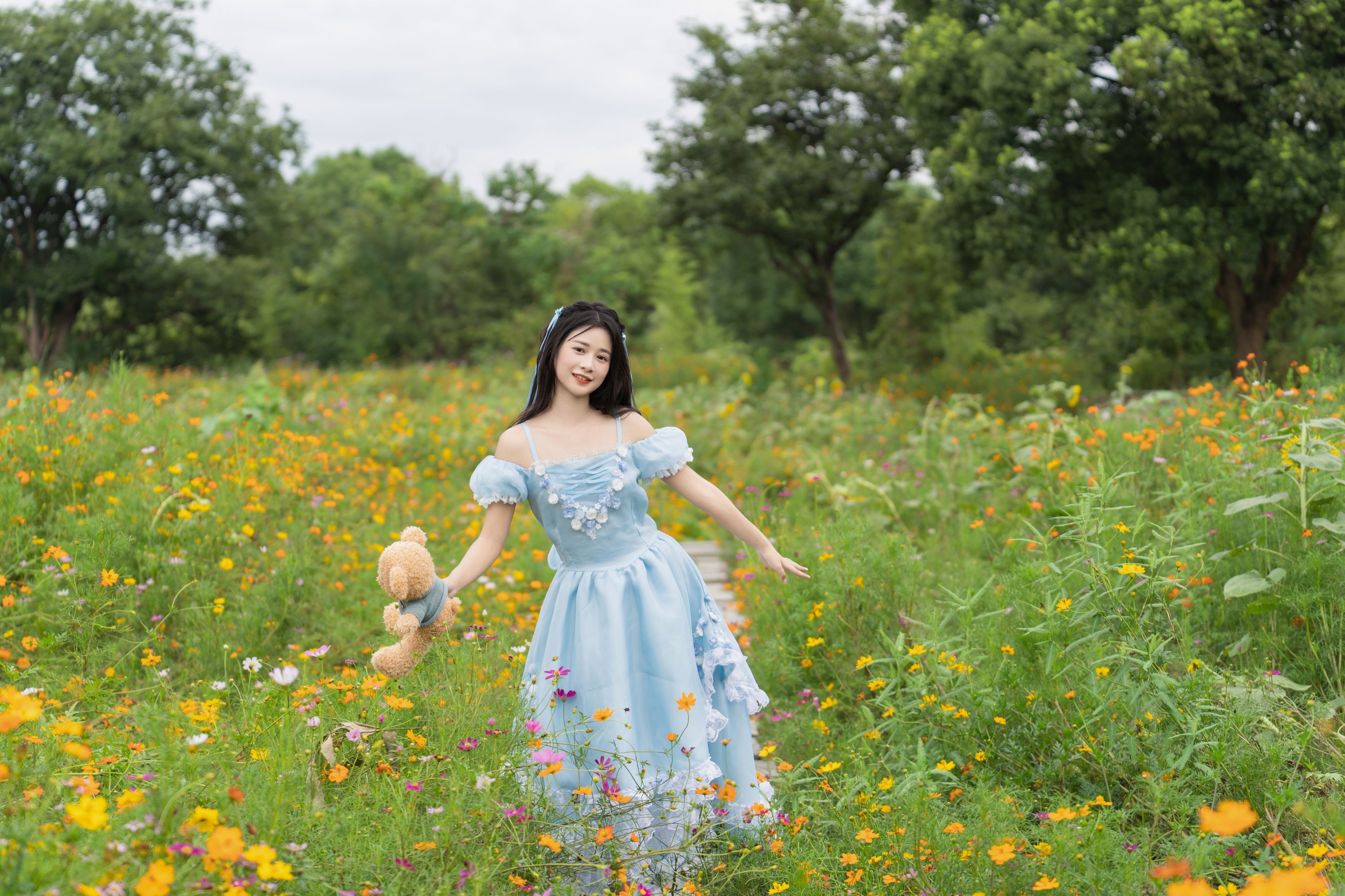 图片[4]-橙子舒 – 《黄色花海》[23P]-COS写真在线网