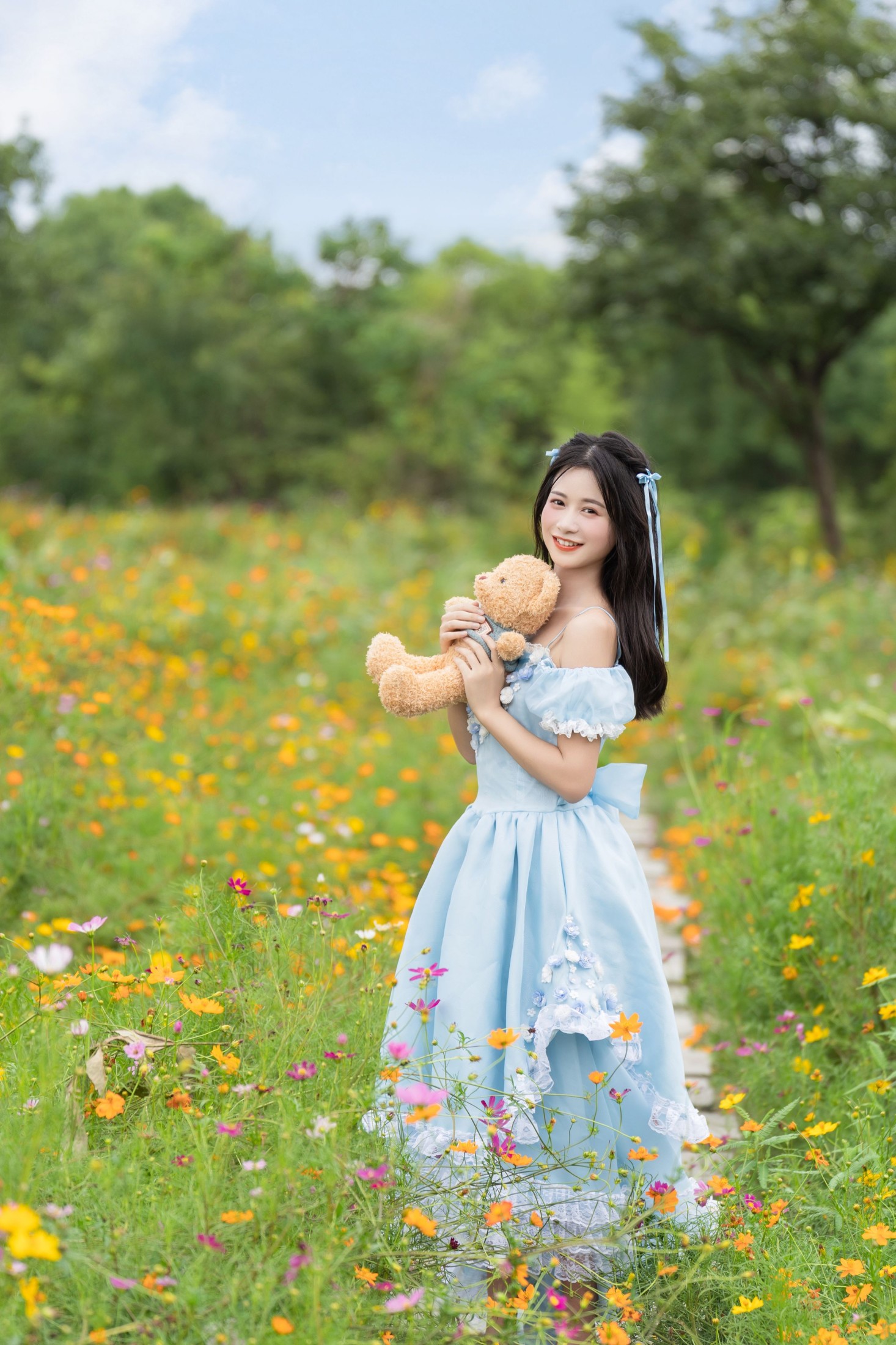 图片[3]-橙子舒 – 《黄色花海》[23P]-COS写真在线网