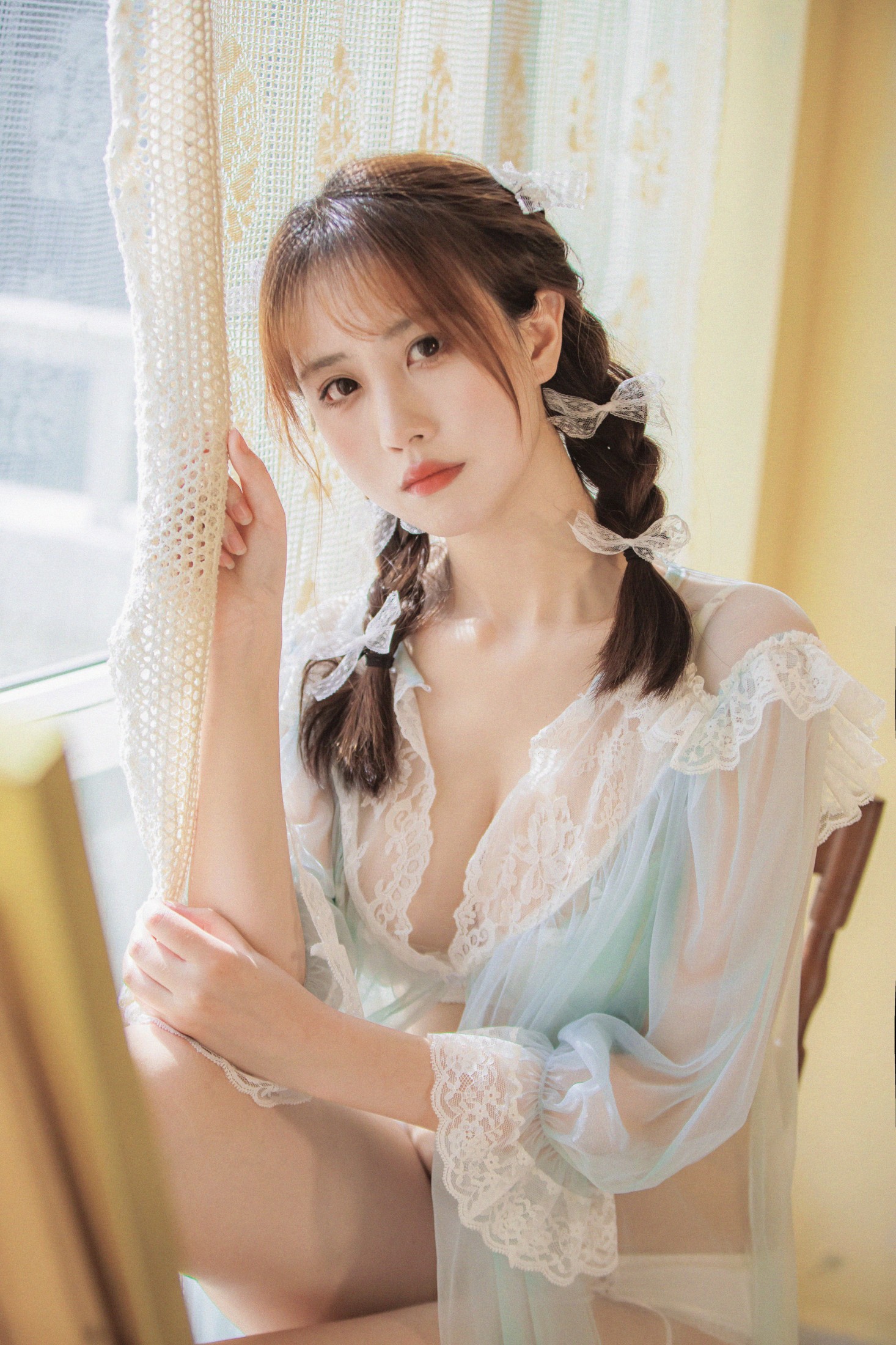 图片[3]-念雪ww – 《蓝纱衣》[22P]-COS写真在线网