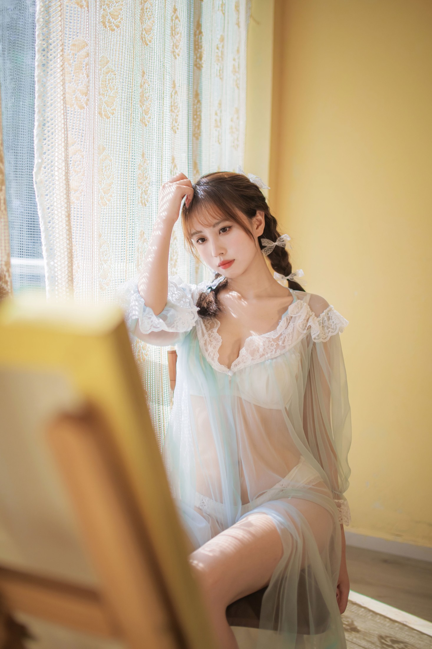 图片[4]-念雪ww – 《蓝纱衣》[22P]-COS写真在线网