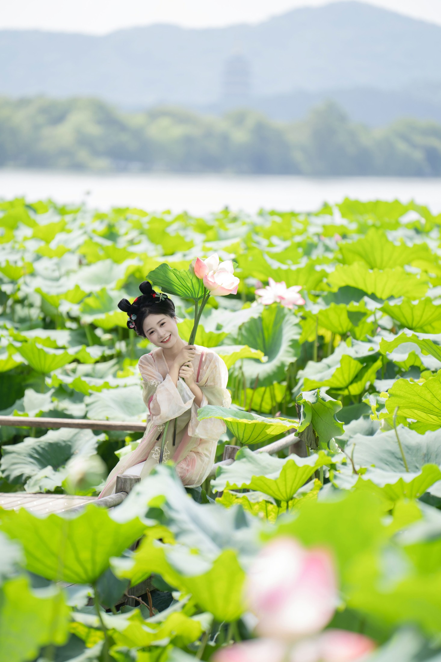 图片[4]-橙子舒 – 《夏日限定荷花少女》[22P]-COS写真在线网