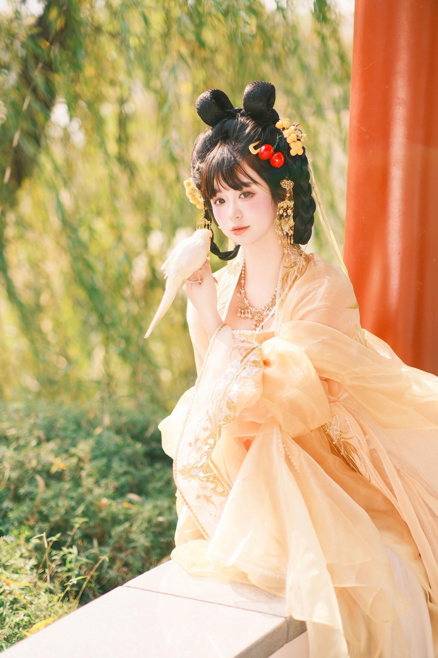 图片[3]-不可爱的禾禾喵 – 《金雀》[29P]-COS写真在线网
