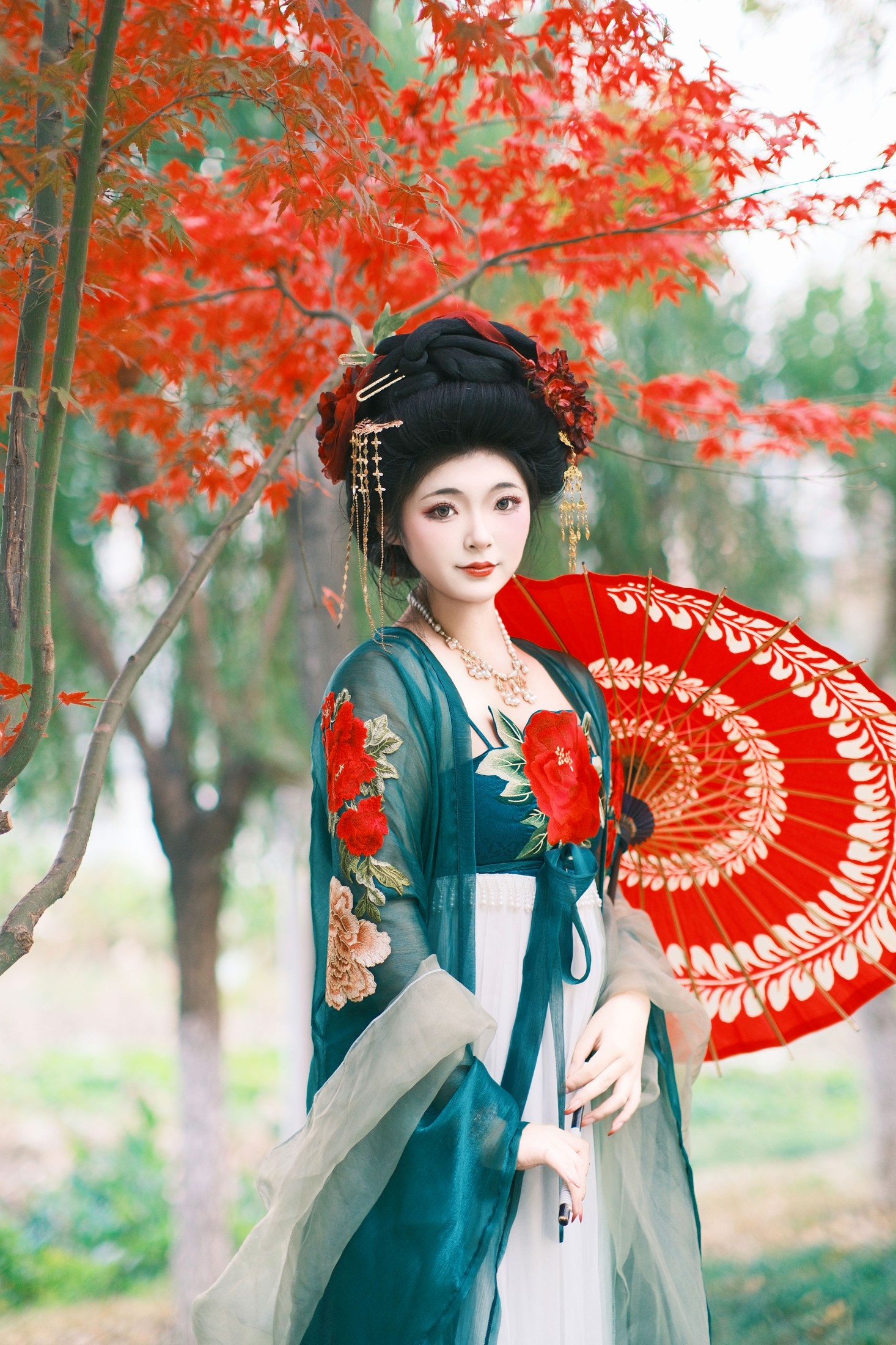 图片[4]-KaiLin酱 – 《枫林晚》[28P]-COS写真在线网