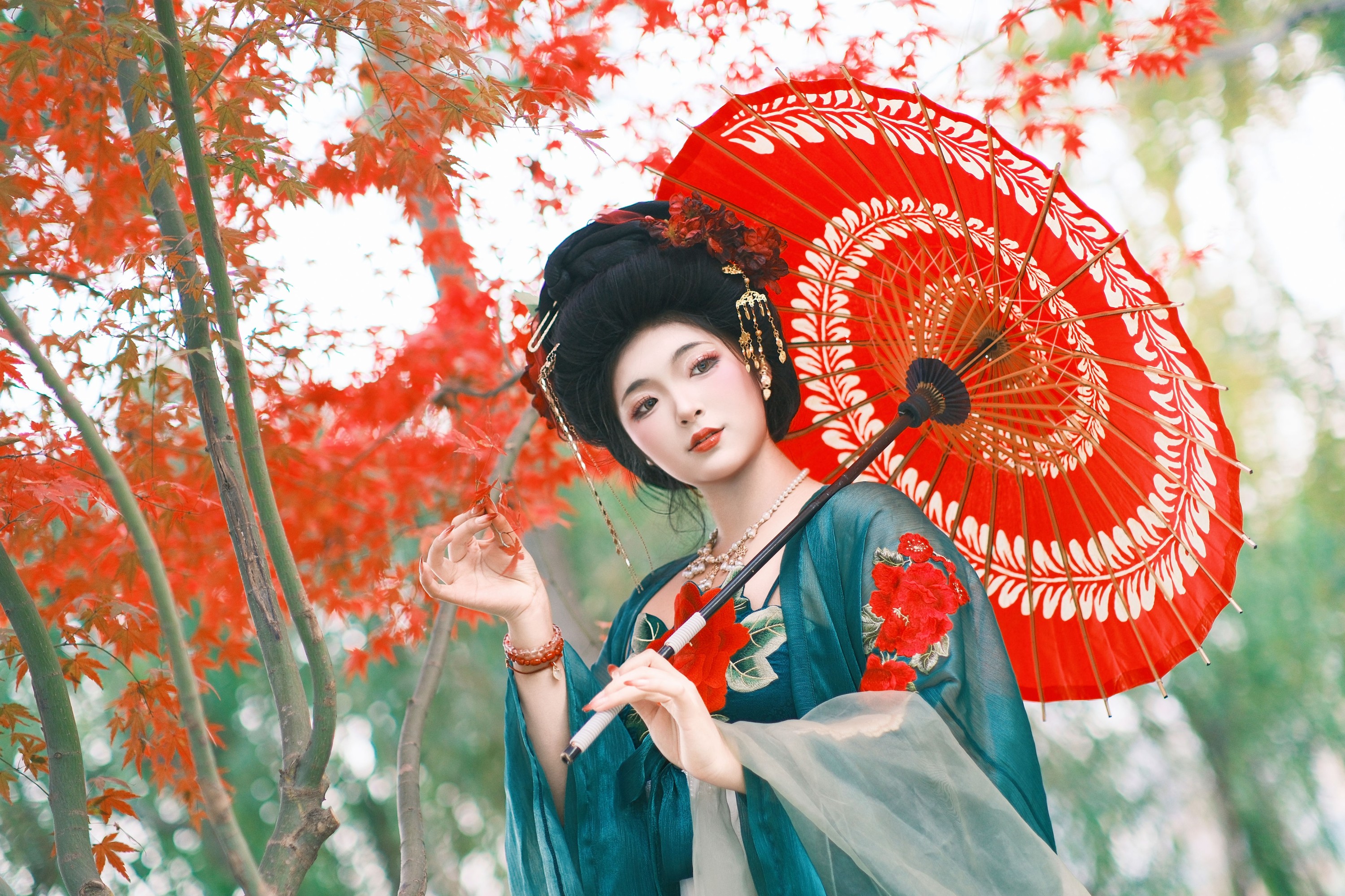 图片[5]-KaiLin酱 – 《枫林晚》[28P]-COS写真在线网