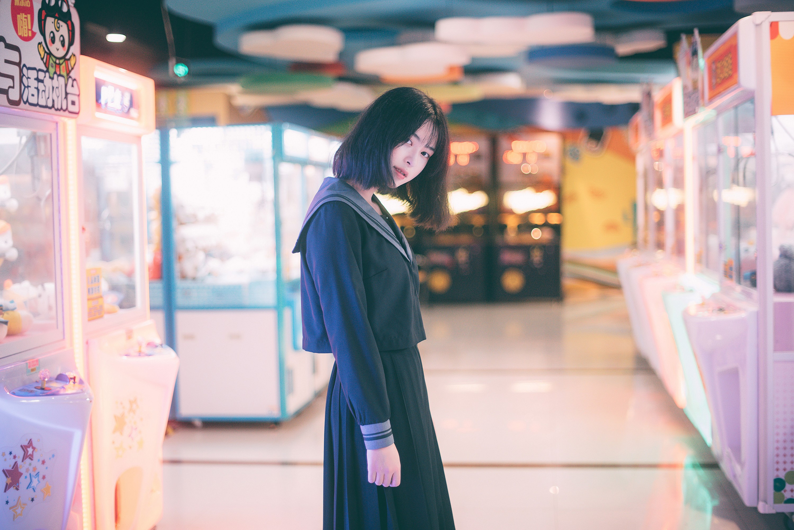 图片[3]-鱼块 – 《人生不是旷野是街机厅》[22P]-COS写真在线网