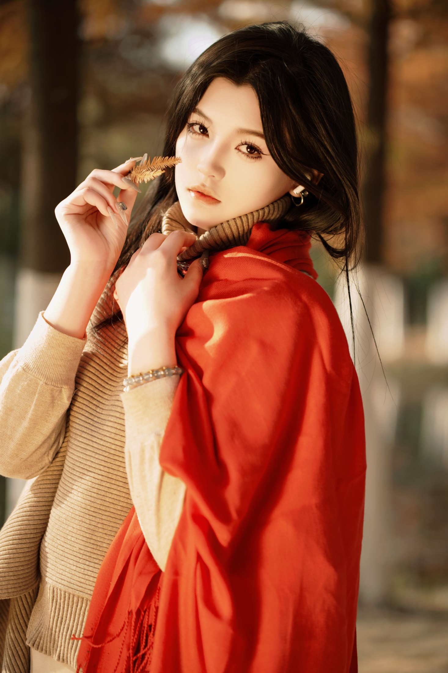 图片[5]-壹次心 – 《你是冬季的暖阳》[36P]-COS写真在线网