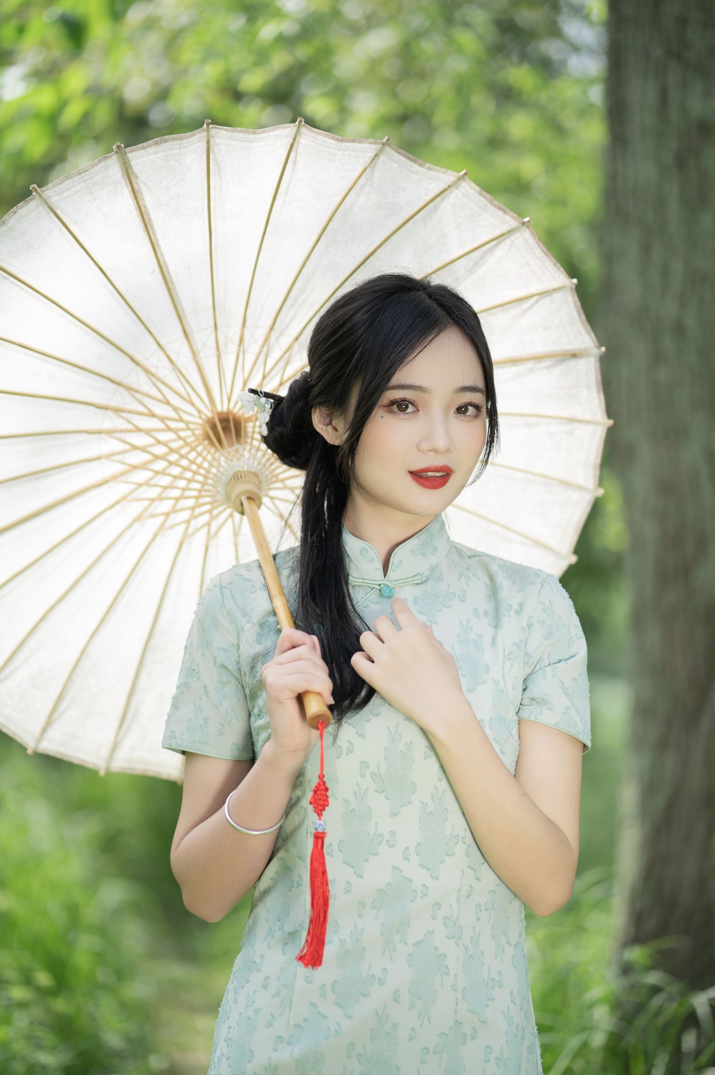 小欧O – 《盛夏中的一抹天青色》[23P] - 秀人网免费无水印在线套图写真