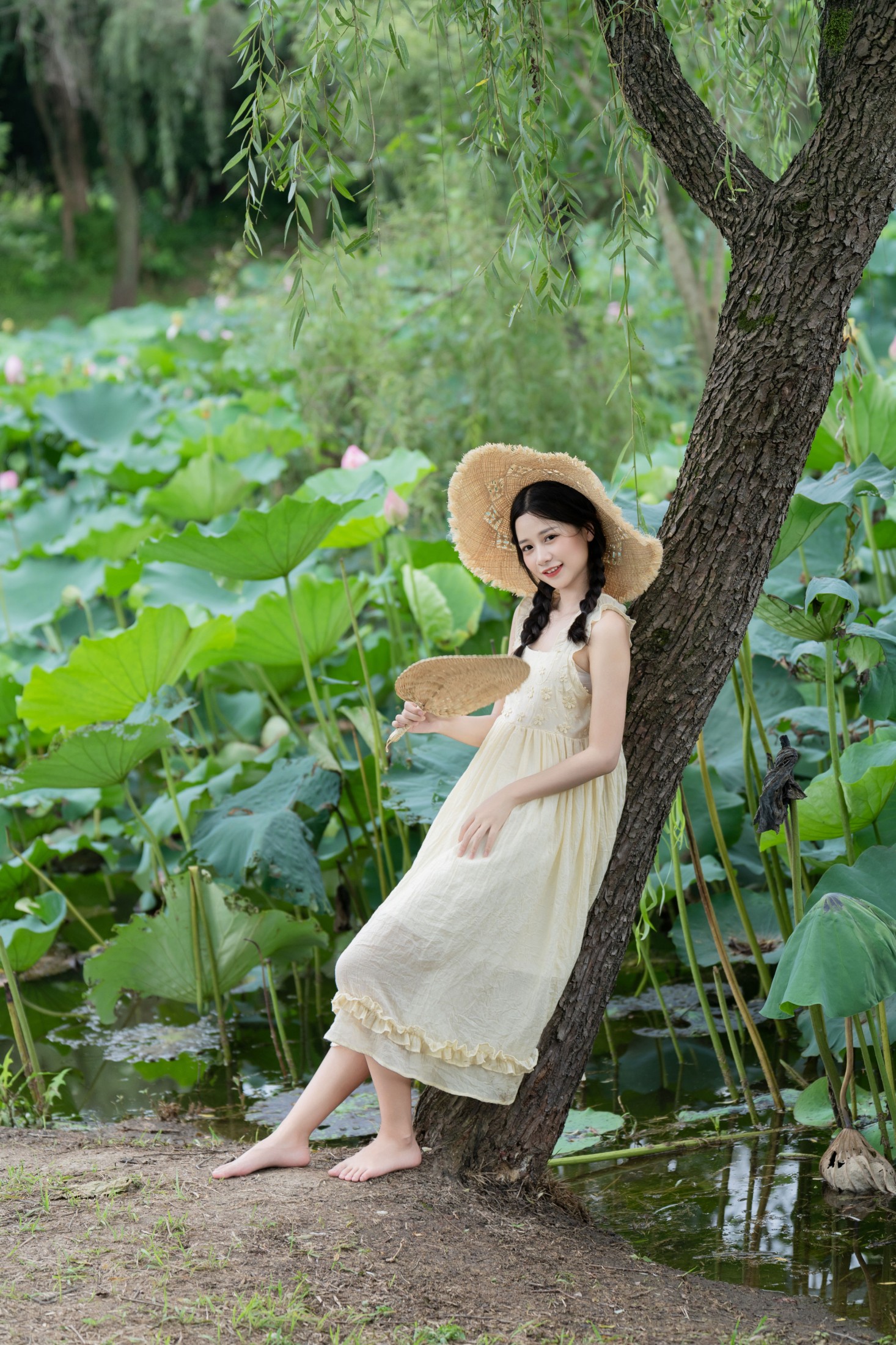 图片[3]-橙子舒 – 《炎炎夏日 荷花少女》[24P]-COS写真在线网