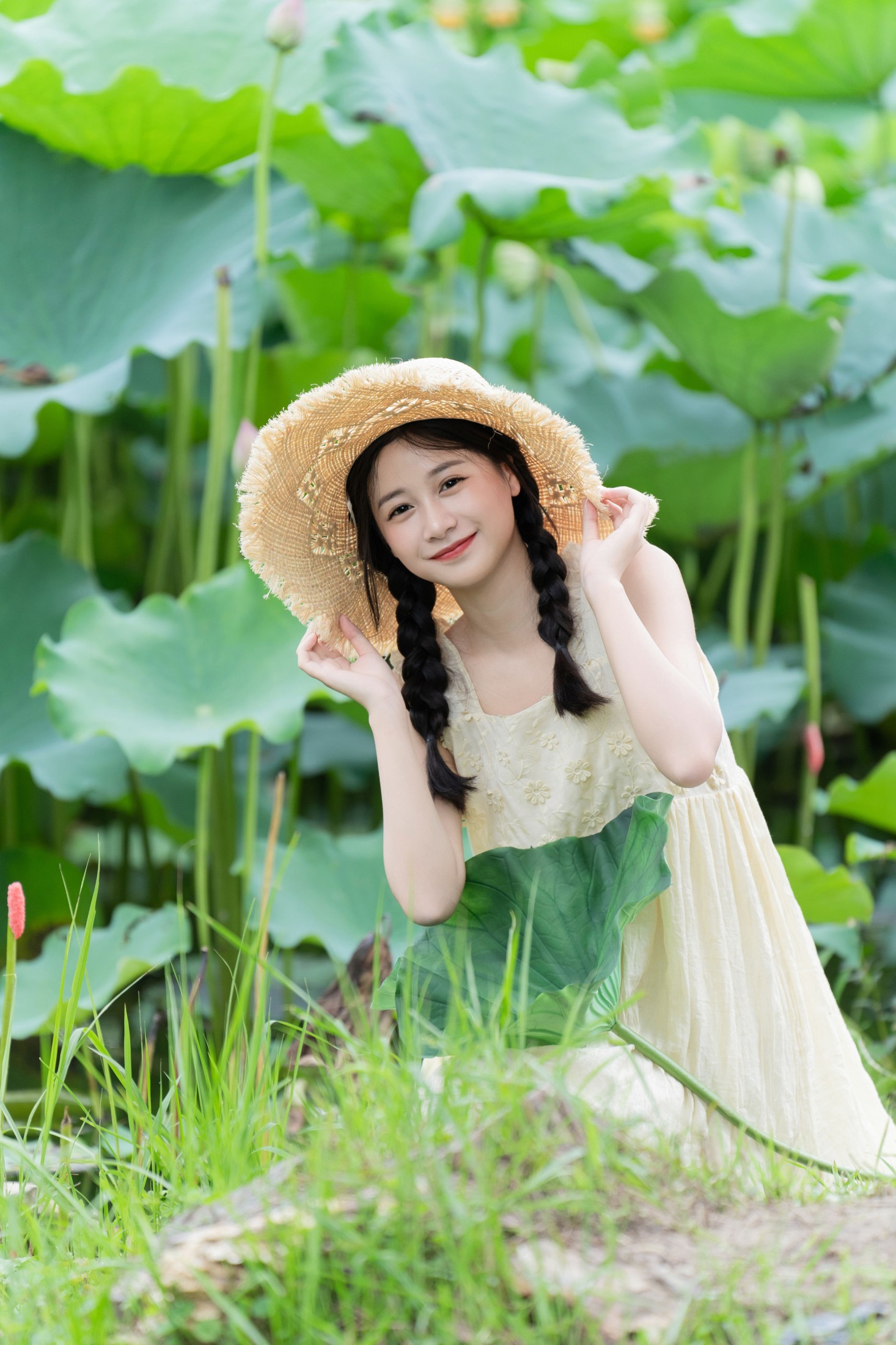 图片[6]-橙子舒 – 《炎炎夏日 荷花少女》[24P]-COS写真在线网