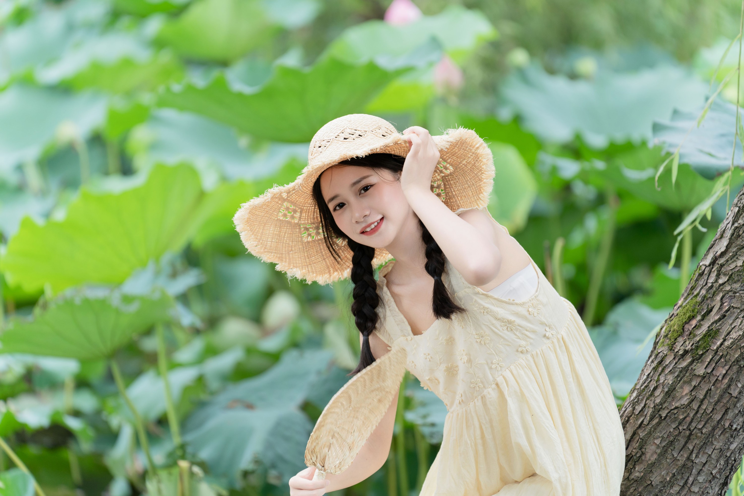 图片[4]-橙子舒 – 《炎炎夏日 荷花少女》[24P]-COS写真在线网