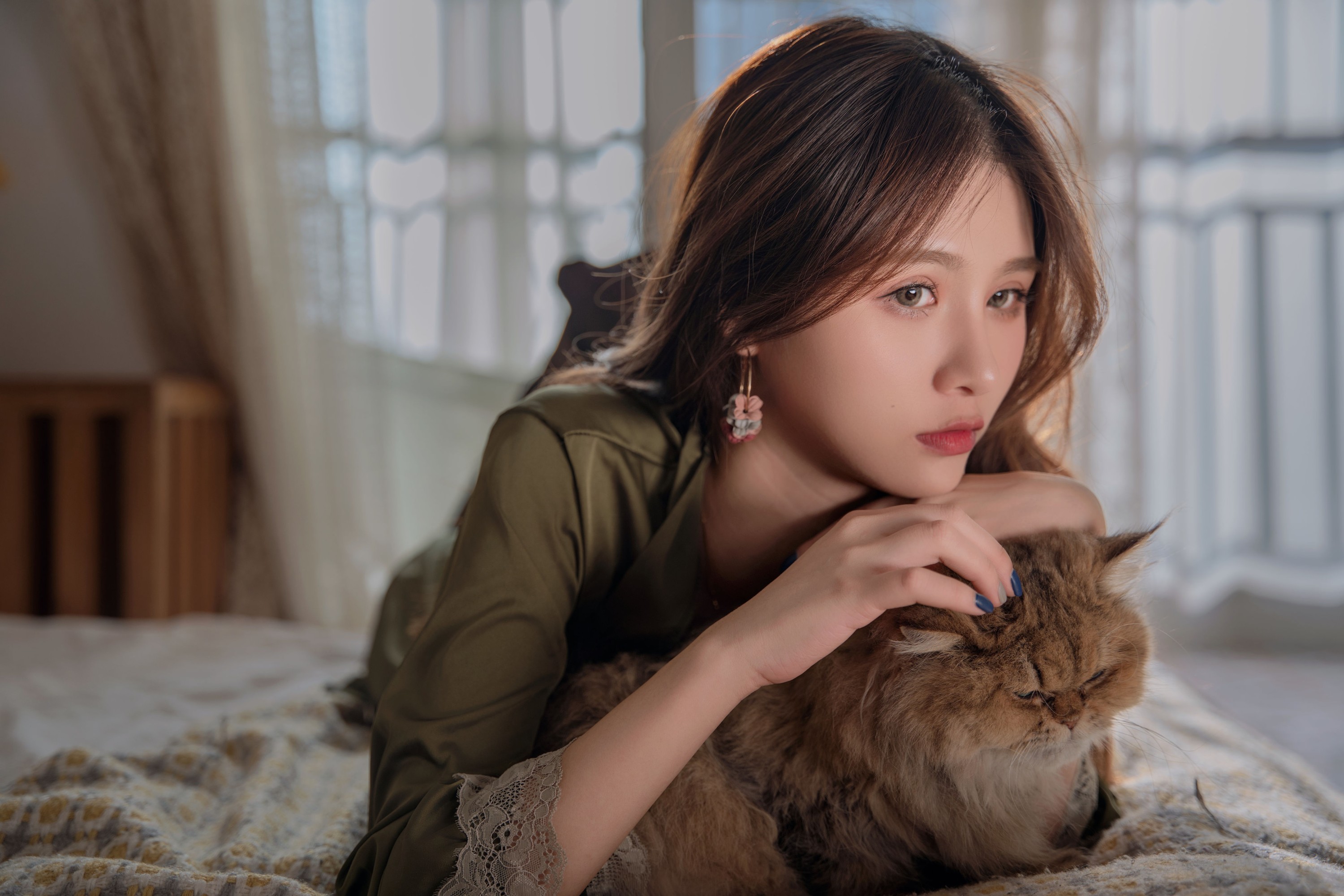 图片[4]-Gaia – 《慵懒风绿裙》[28P]-COS写真在线网