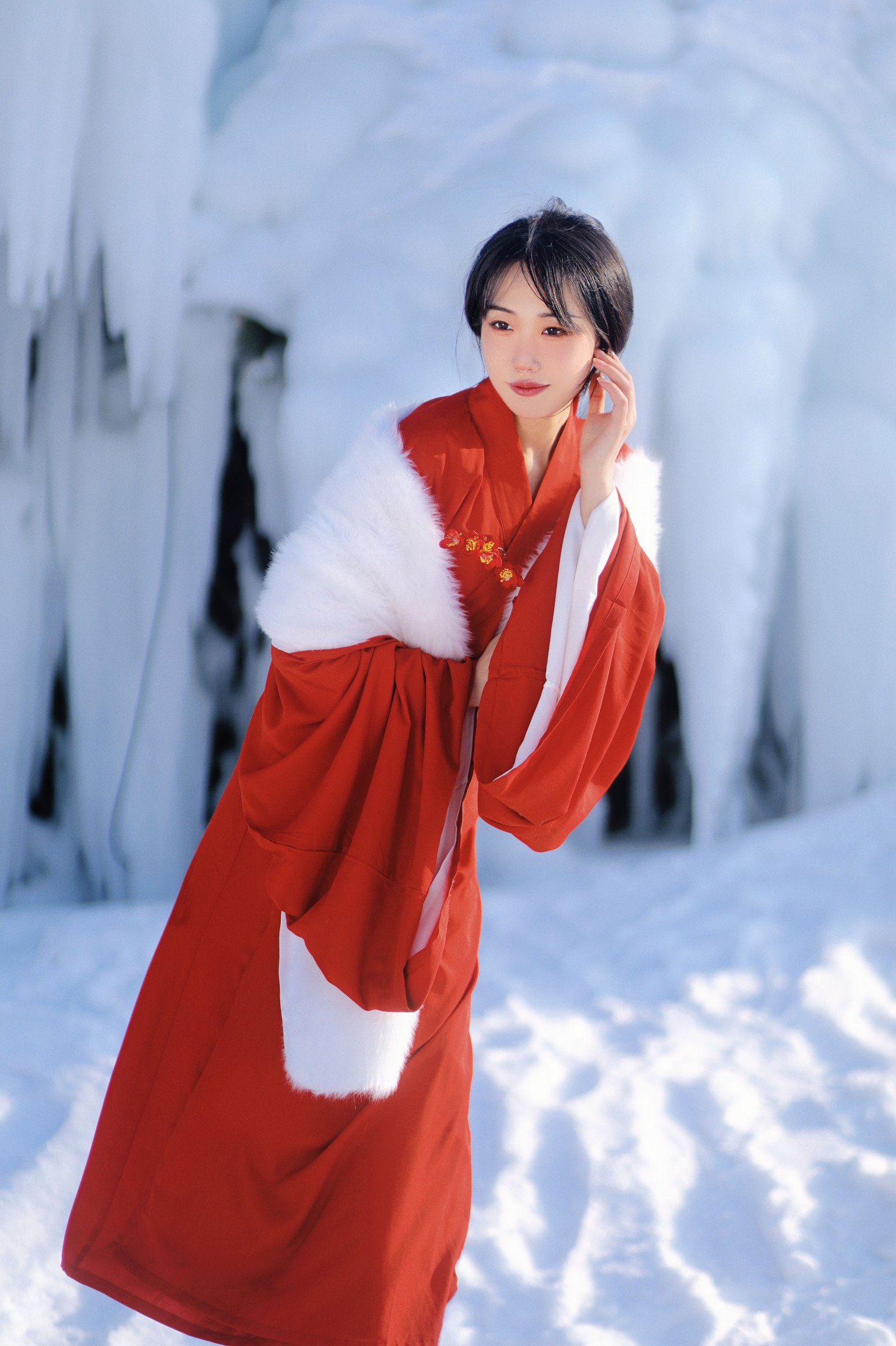 图片[3]-迟白 – 《红梅白雪知》[22P]-COS写真在线网