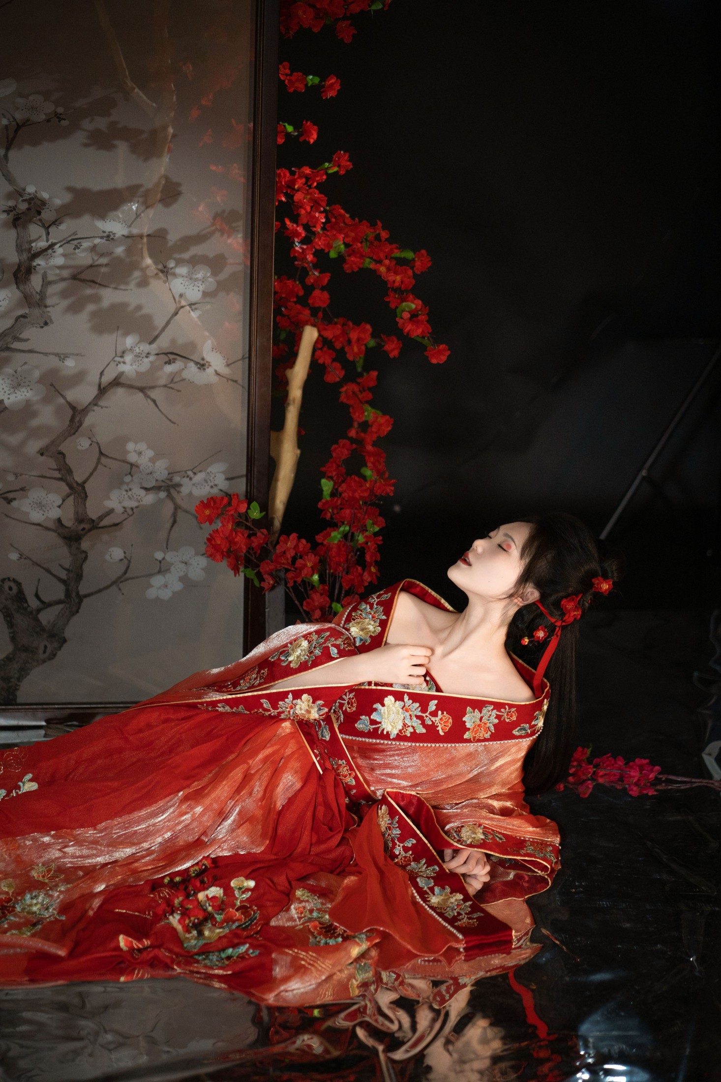 图片[4]-柚子 – 《花神 梅花》[22P]-COS写真在线网