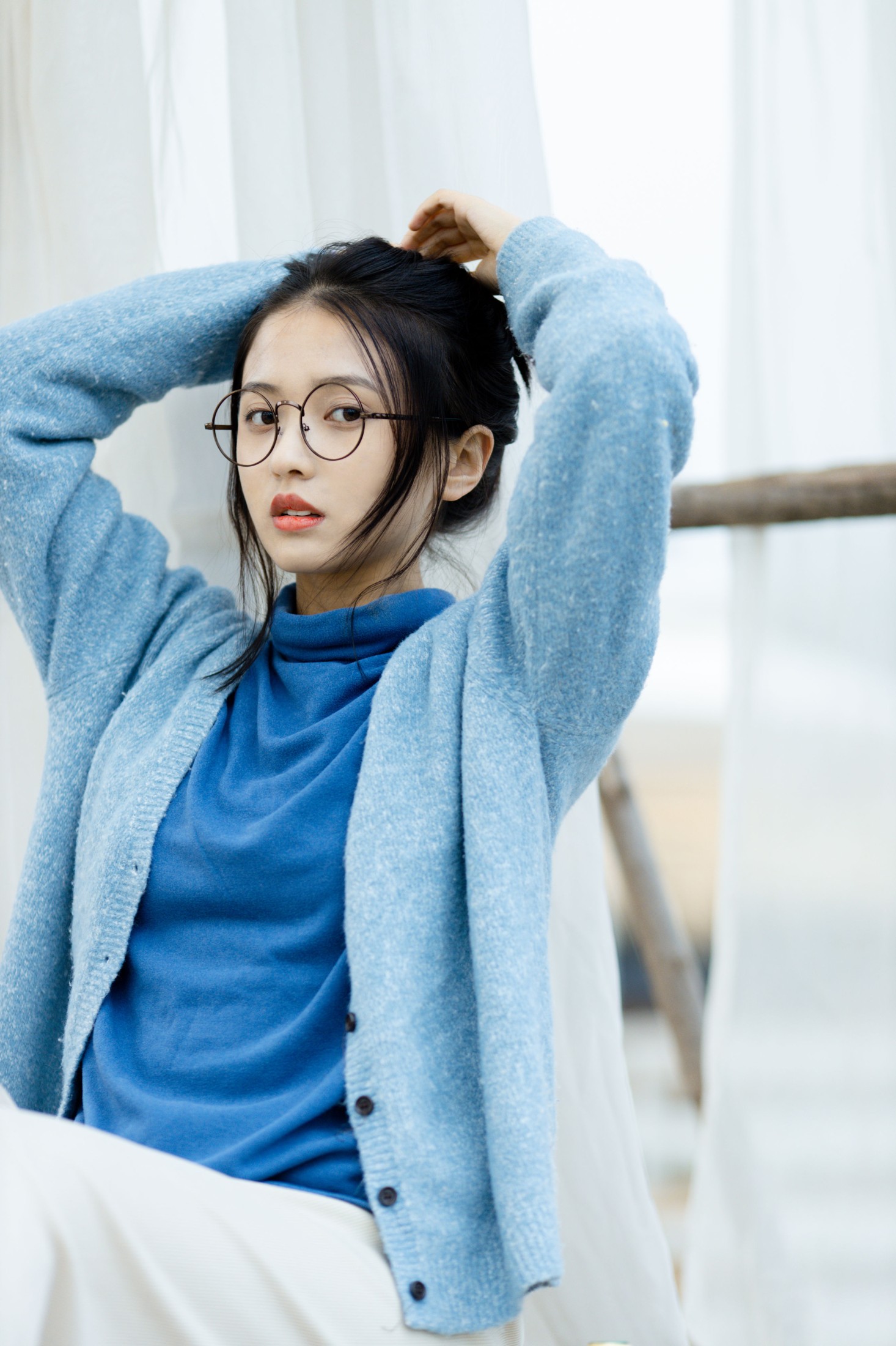 图片[3]-口可 – 《傍晚的长椅》[21P]-COS写真在线网