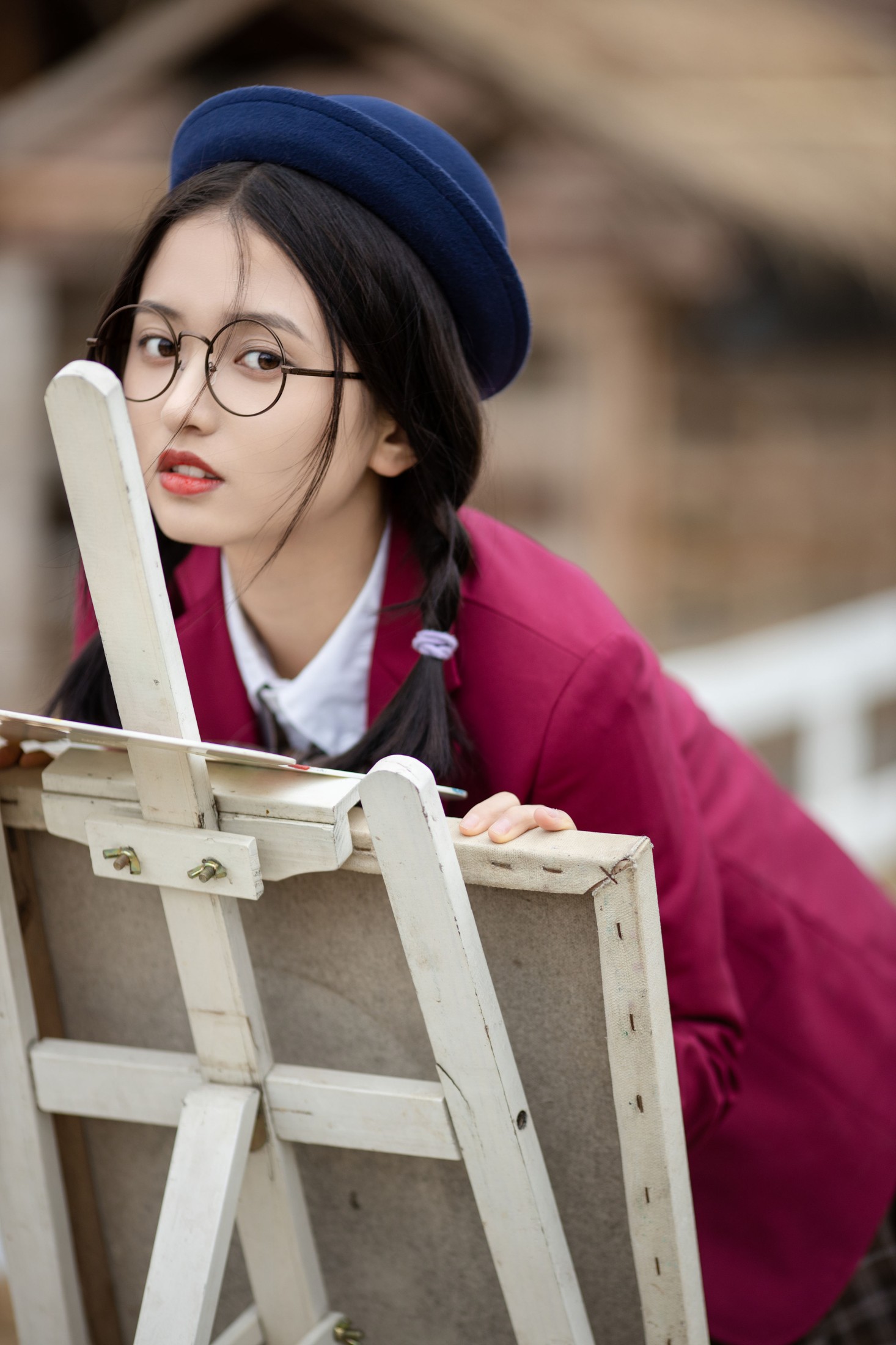 图片[6]-口可 – 《画画的女孩》[21P]-COS写真在线网
