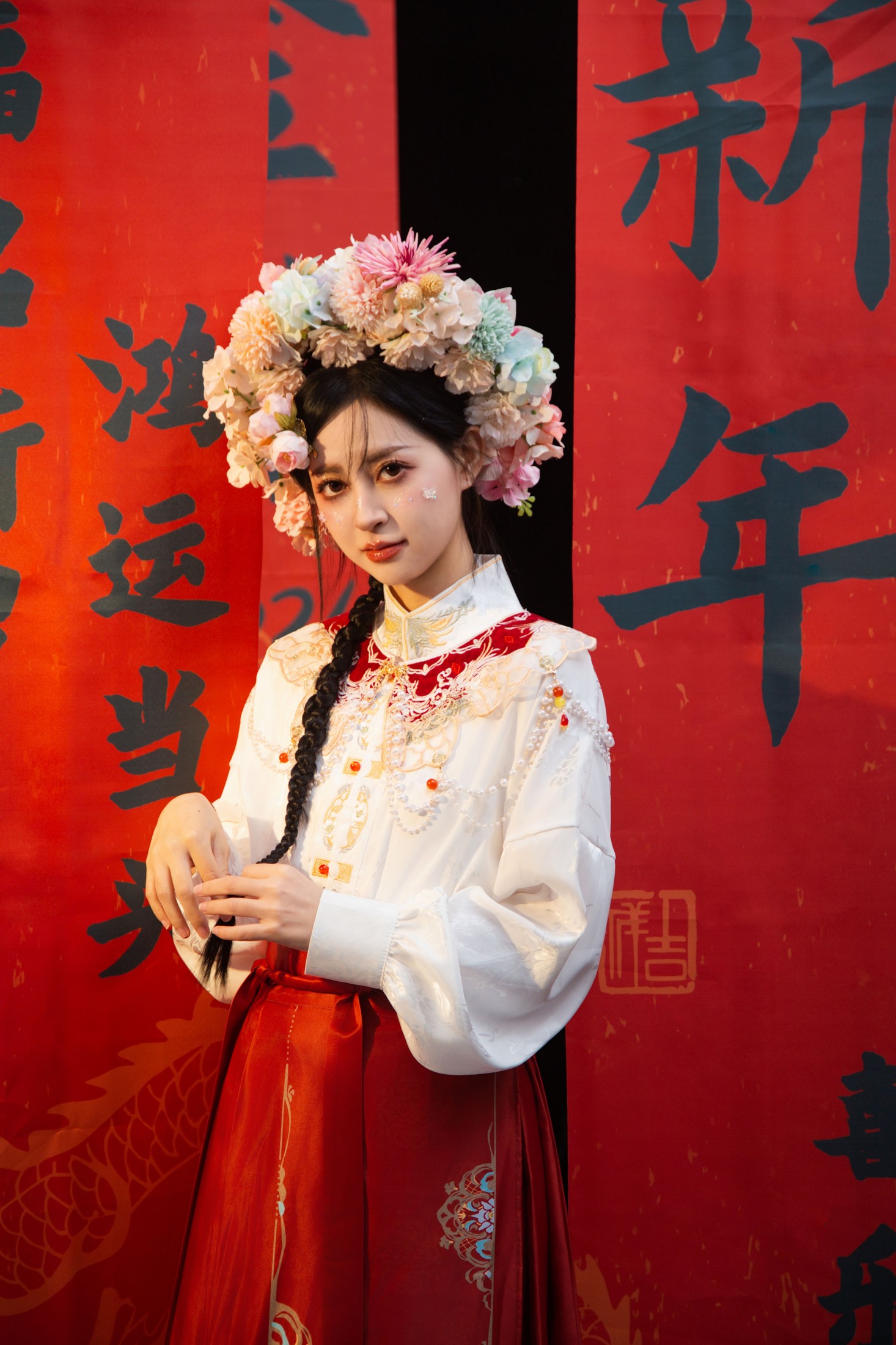 图片[3]-壹萱- – 《簪花马面裙》[28P]-COS写真在线网