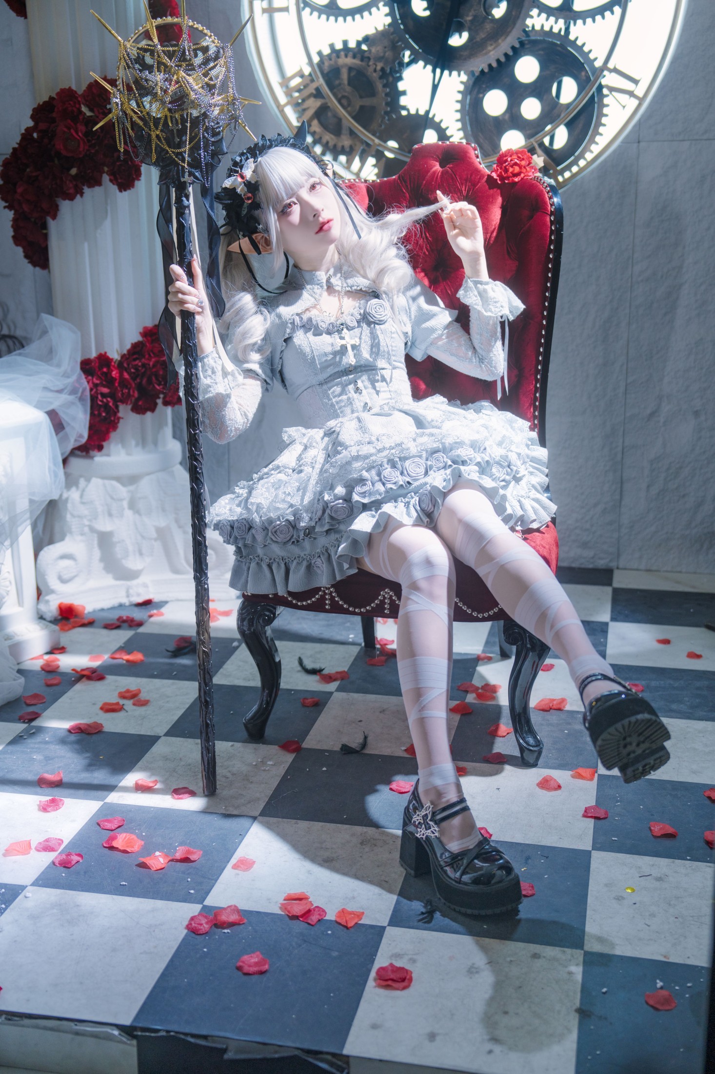 图片[5]-椿卷梦游中 – 《银色魔女》[22P]-COS写真在线网