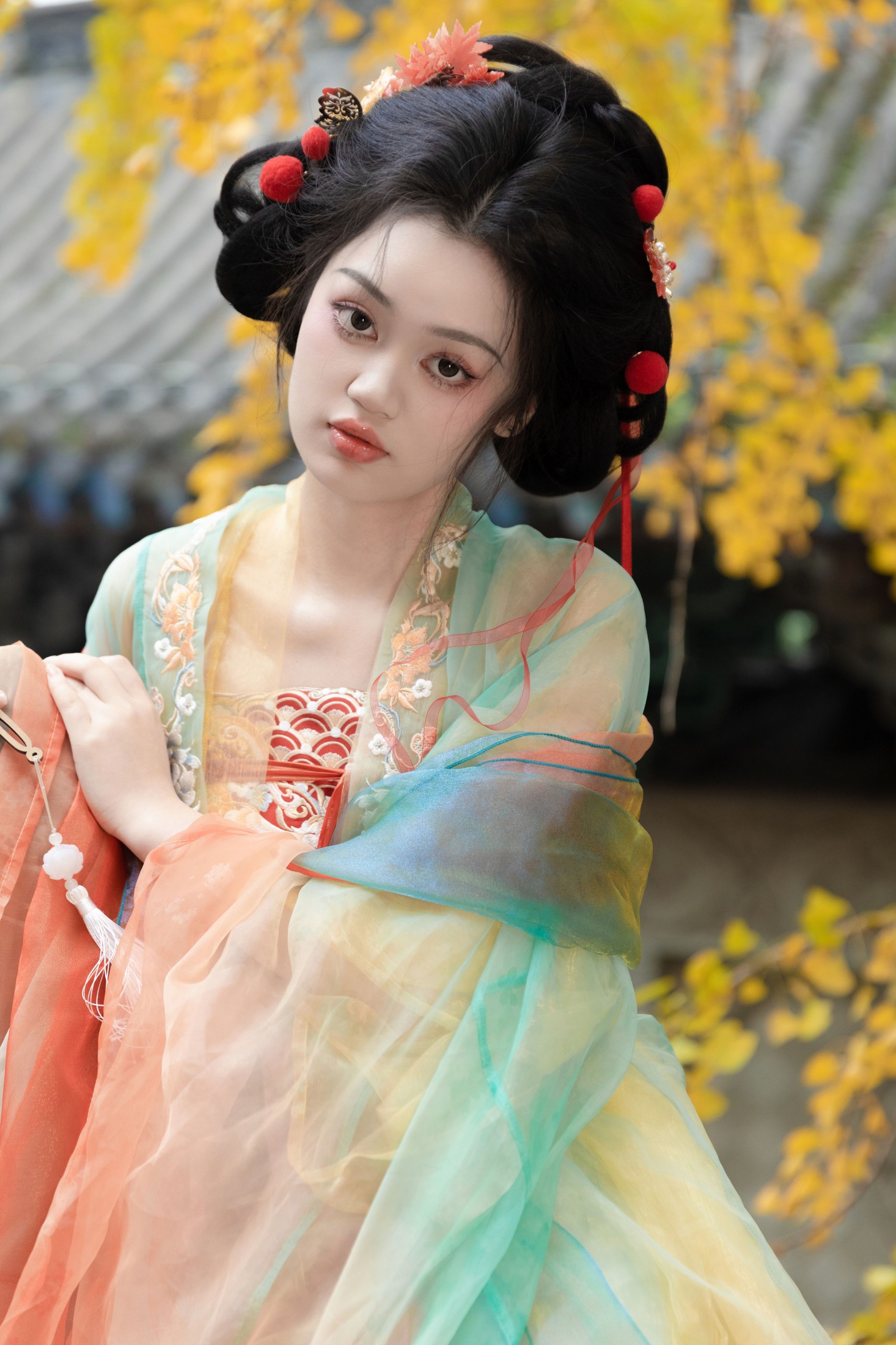 图片[5]-陈尤娜 – 《银杏树下》[22P]-COS写真在线网