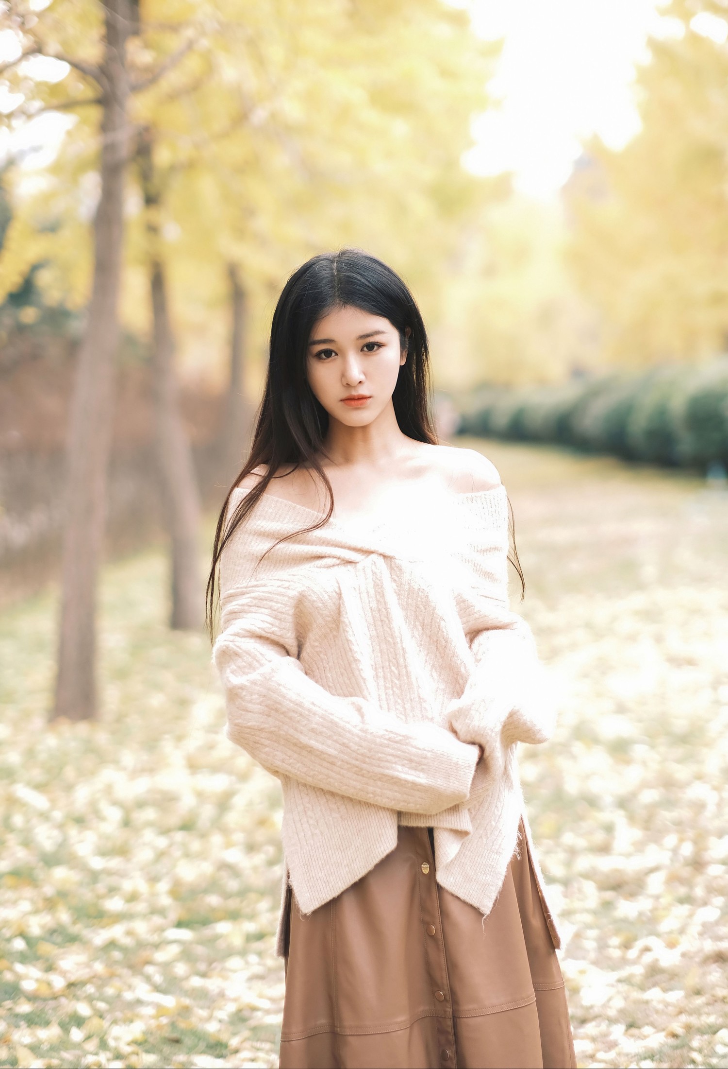 图片[3]-尚熠晗Momooly  – 《秋日银杏下的少女情怀》[21P]-COS写真在线网